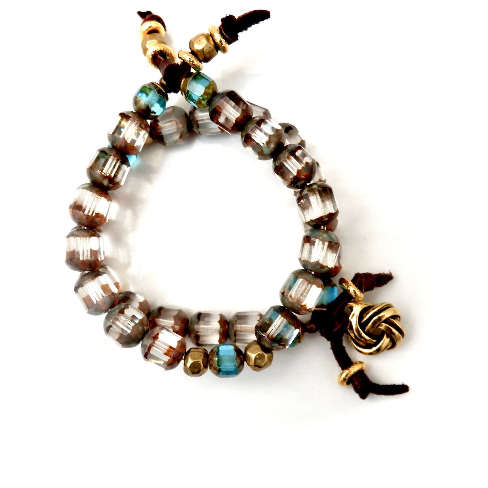 my vintage smokey gem twin set bracelets