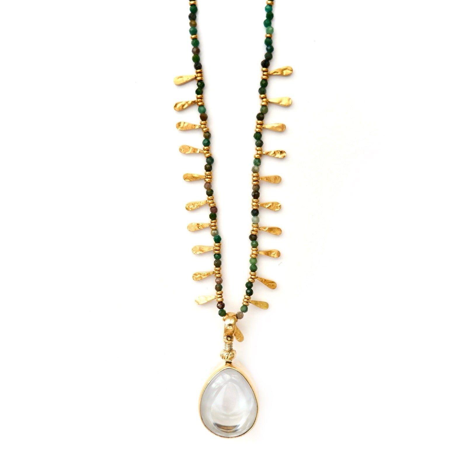 teardrop locket pendant necklace