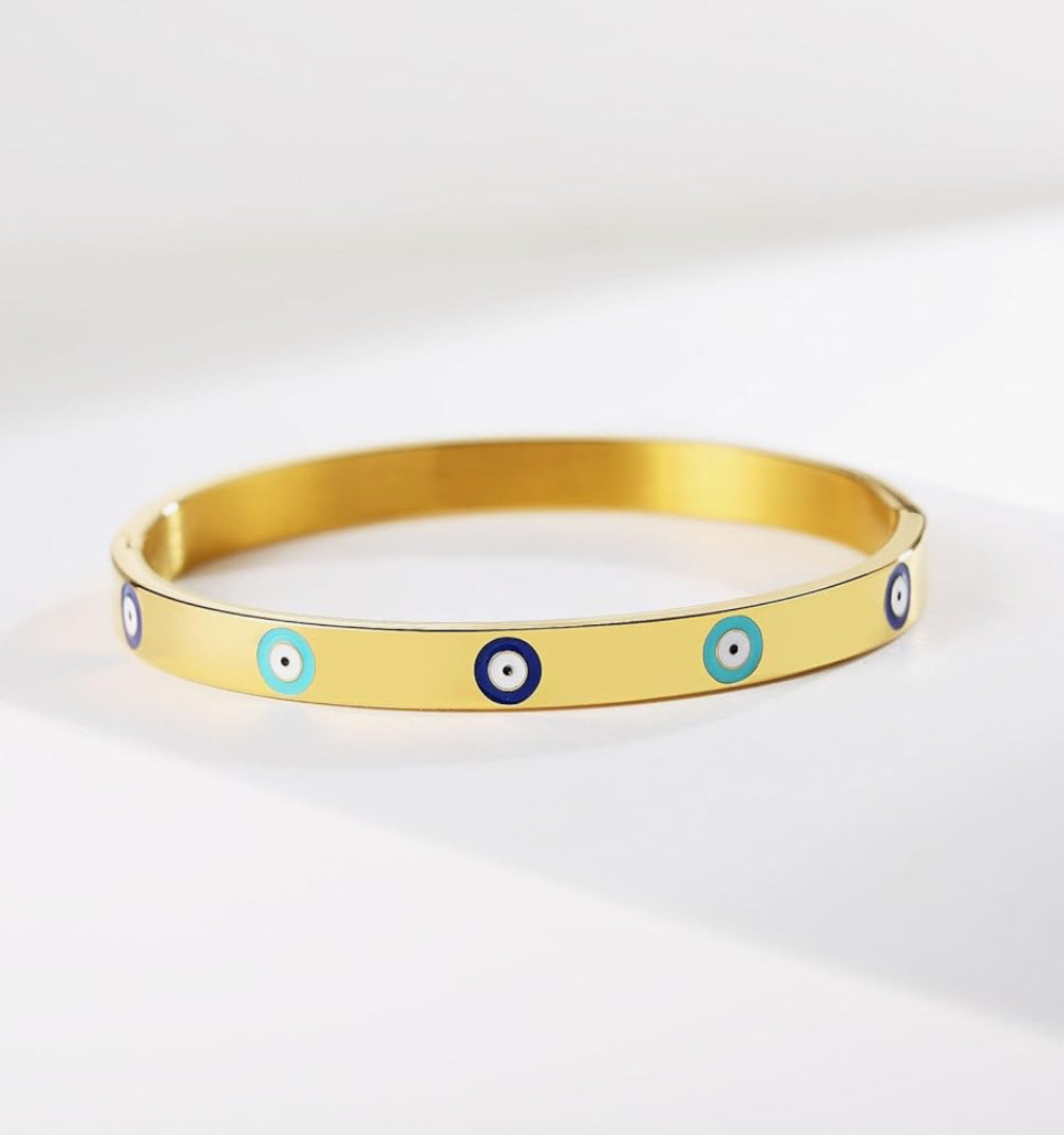 my evil eye bangle bracelet