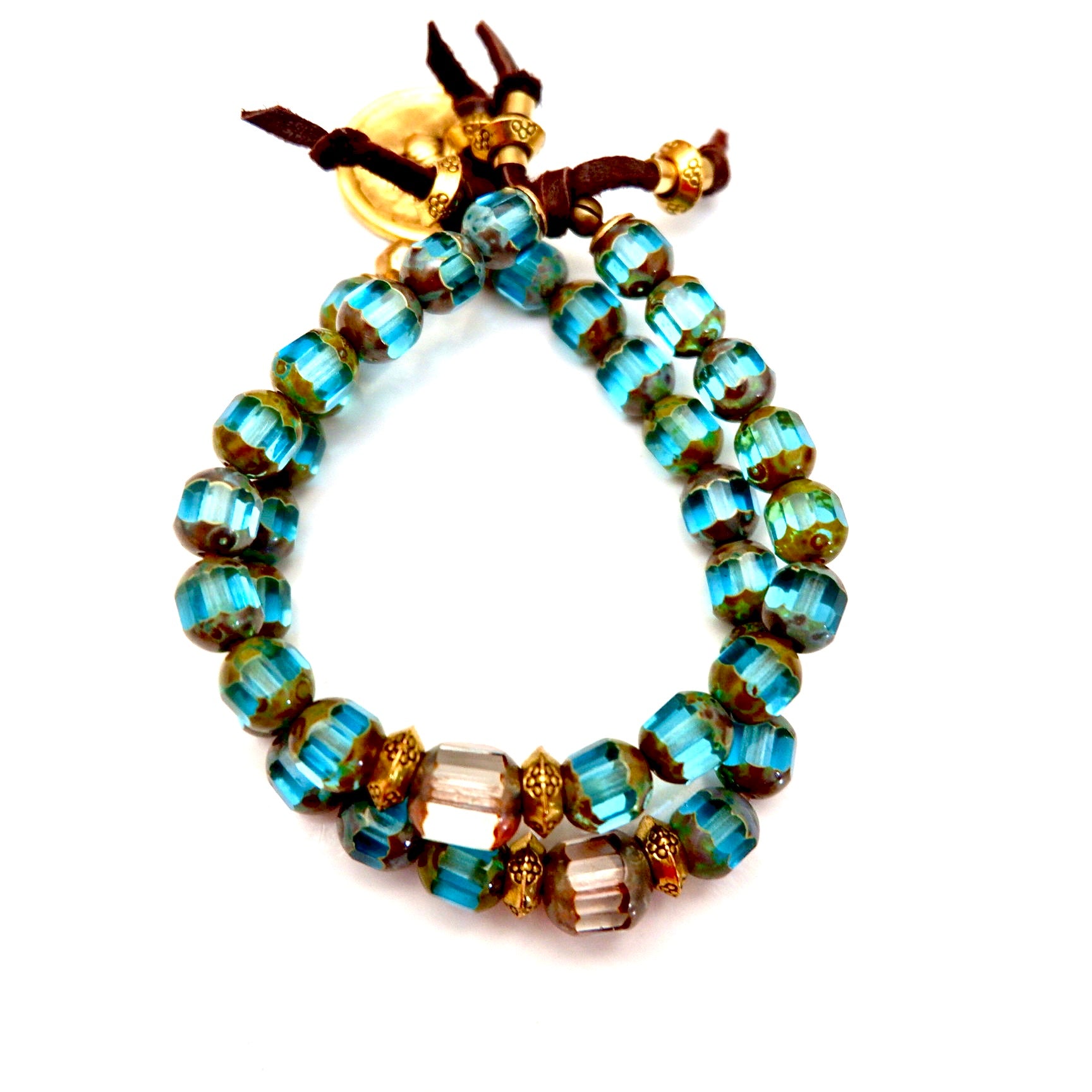 my vintage gem twin set bracelets
