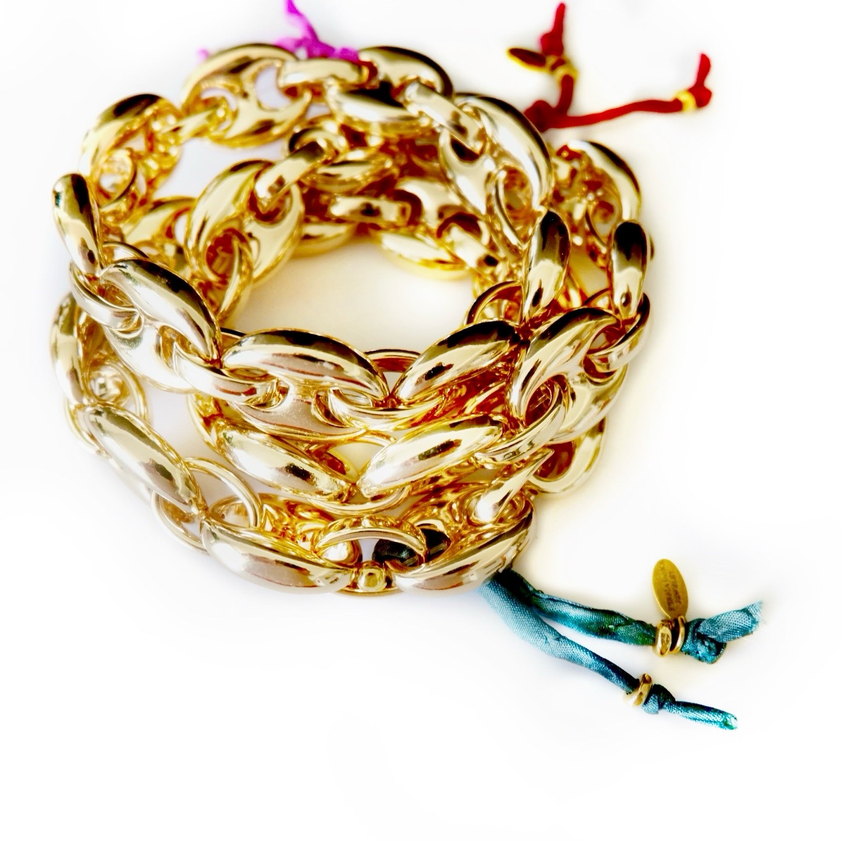 puffy gg link stretch bangle