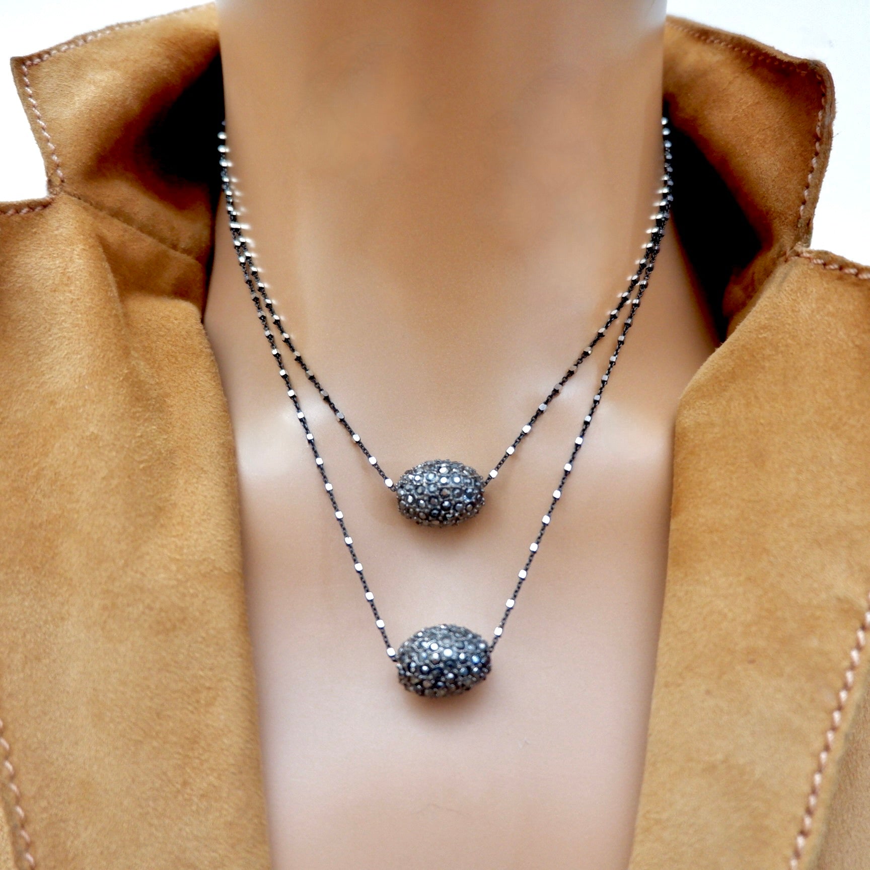 my double bling necklace