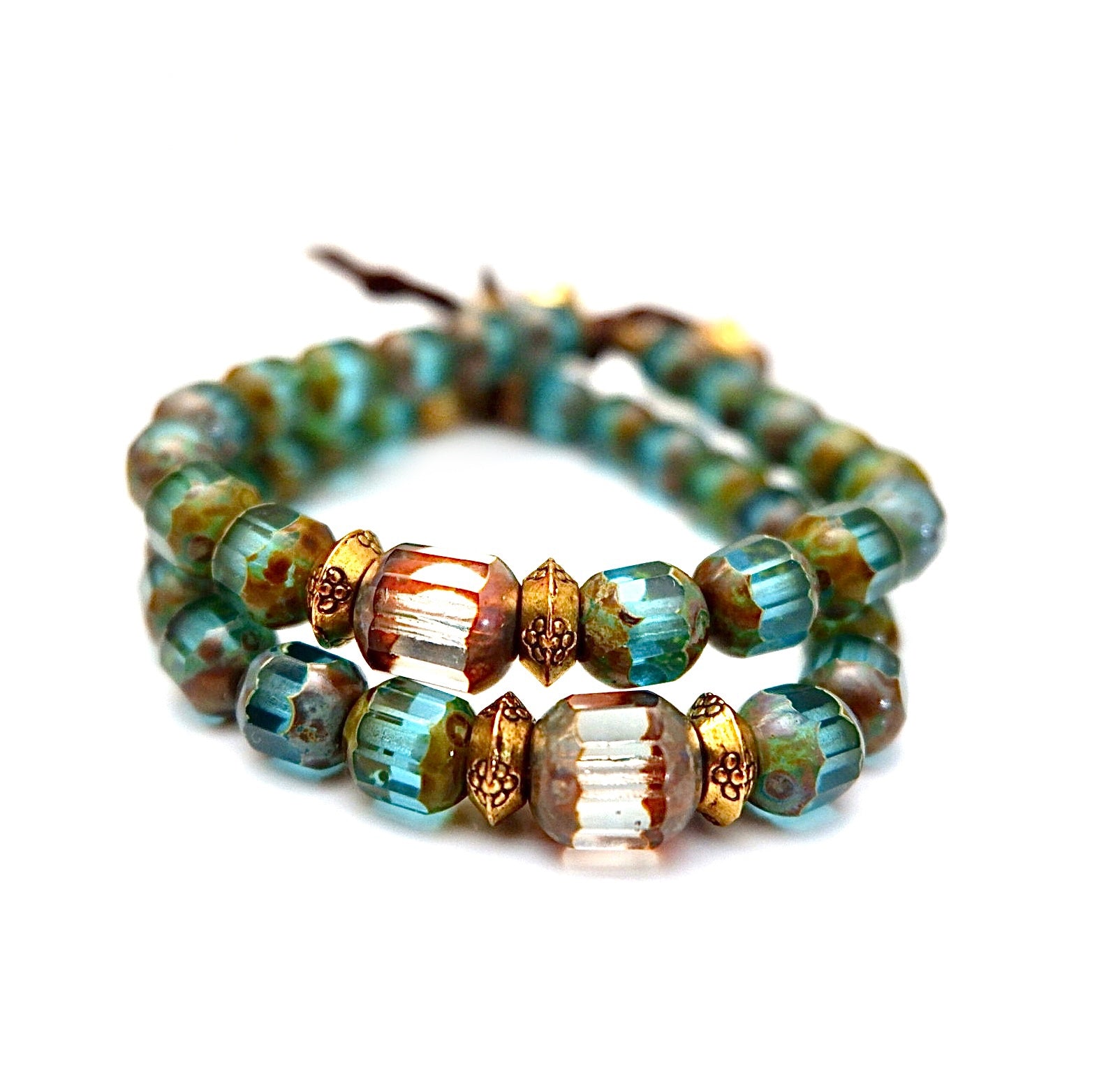 my vintage gem twin set bracelets