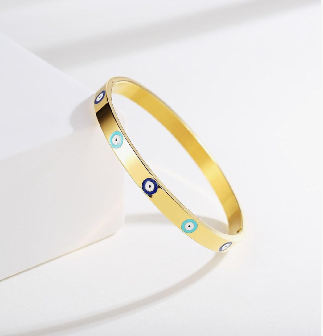 my evil eye bangle bracelet