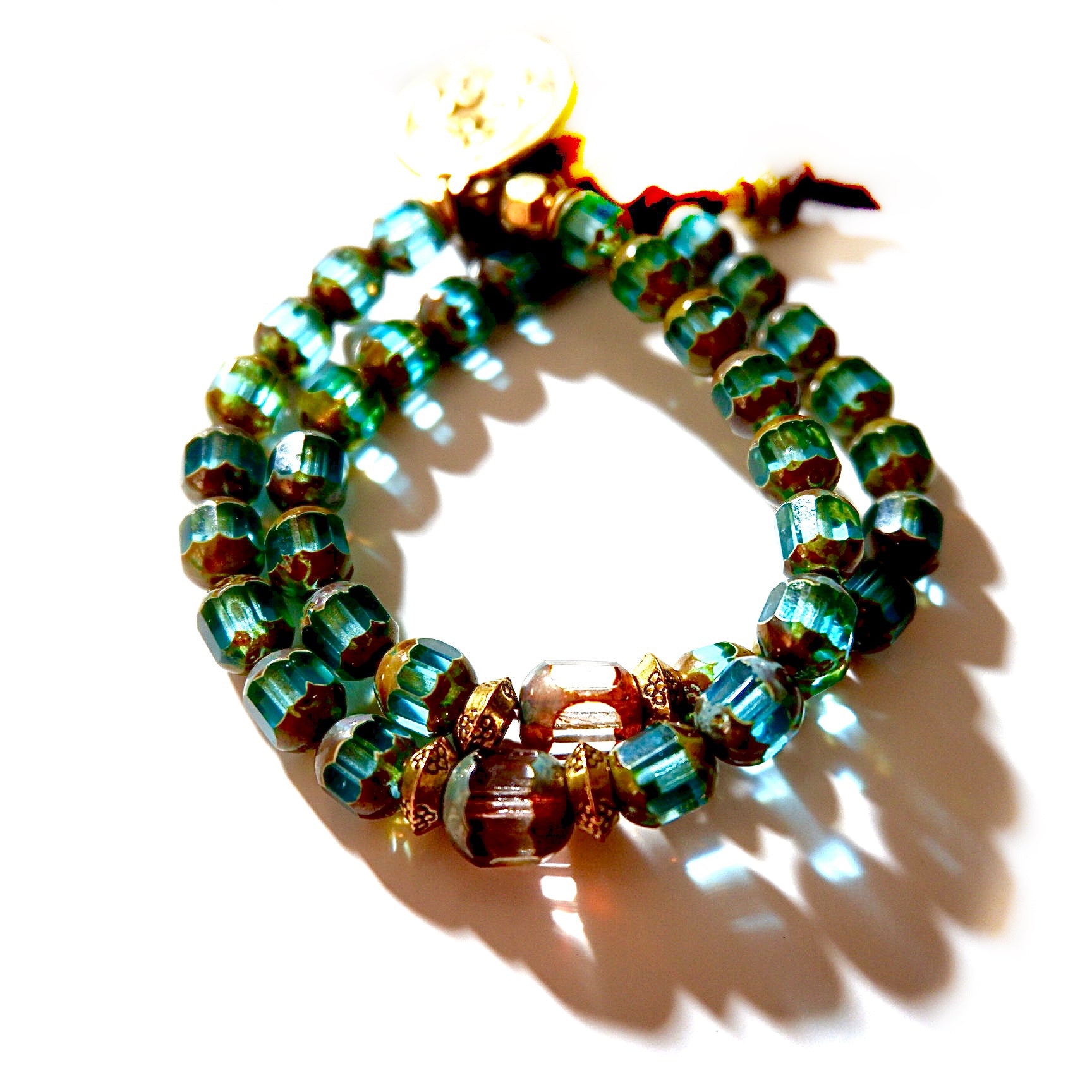 my vintage gem twin set bracelets