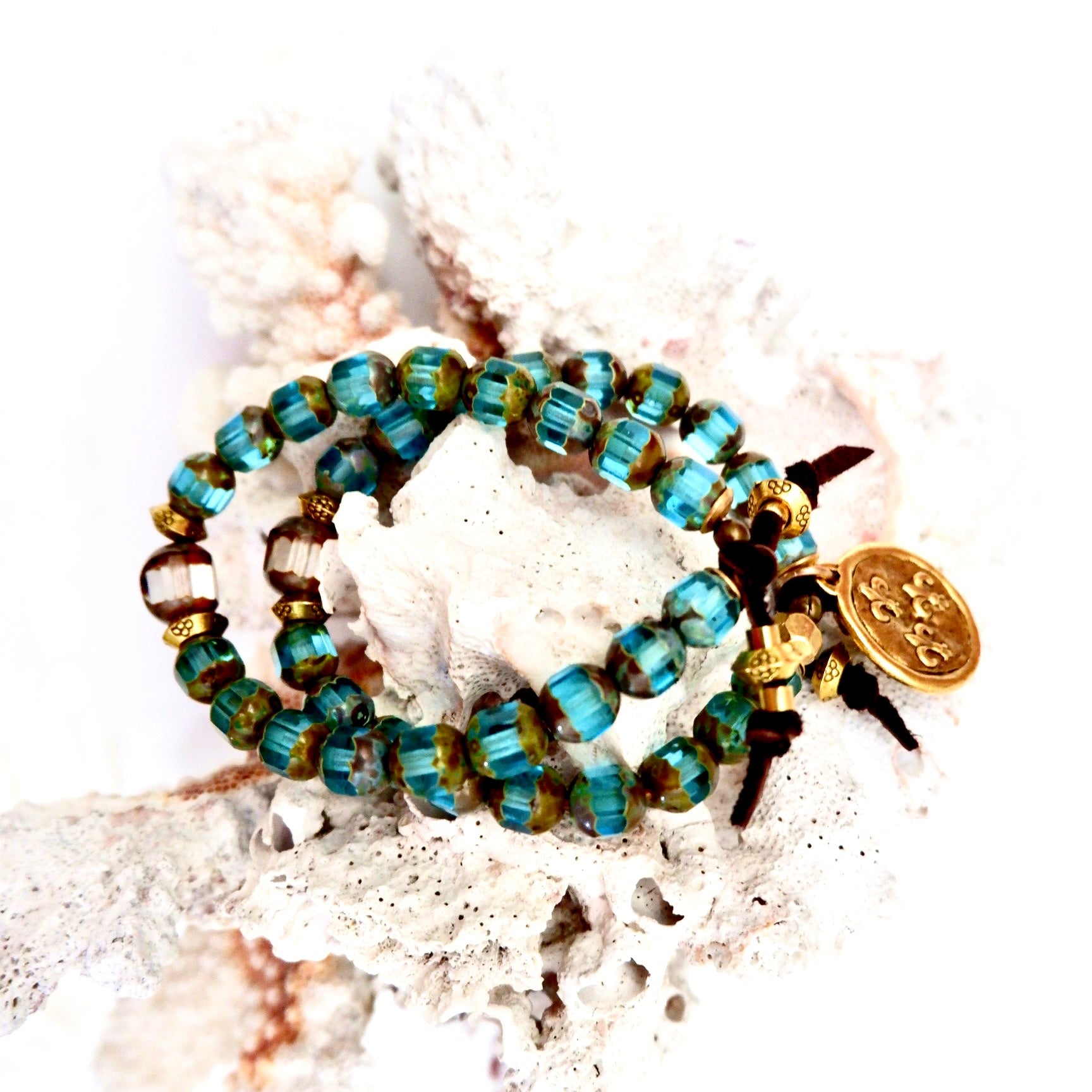 my vintage gem twin set bracelets