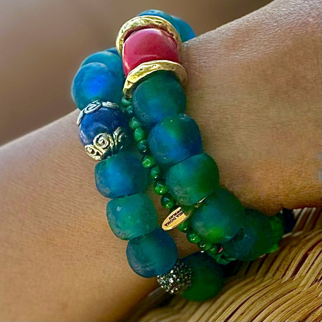 positano aqua bracelet