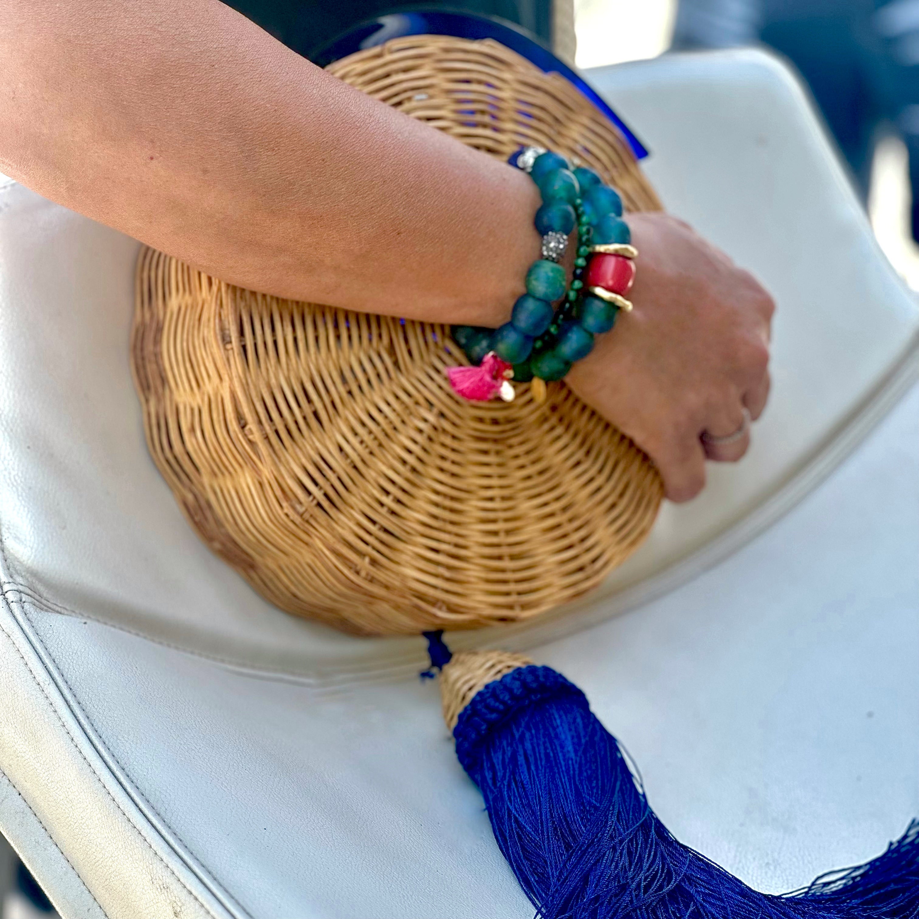 positano aqua bracelet