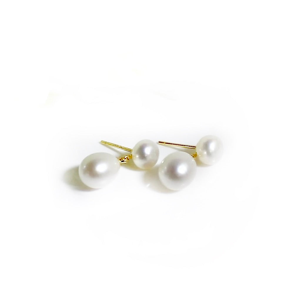 my sweet drop pearl earrings