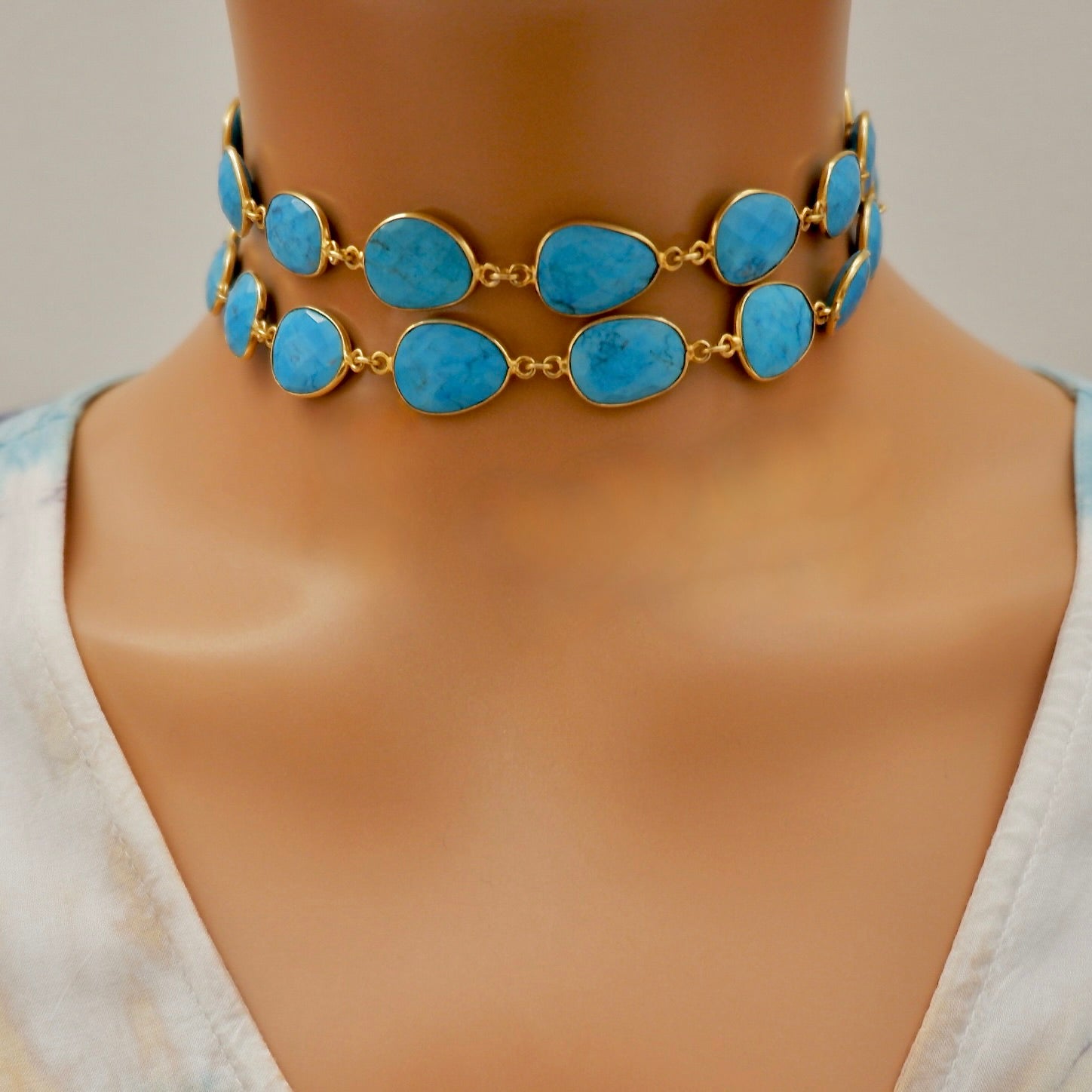 my turquoise fish necklace