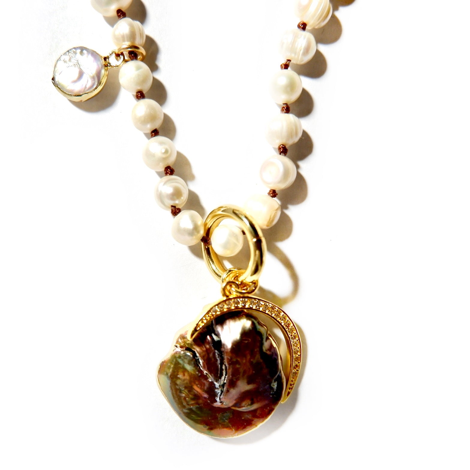my stylish pearl necklace