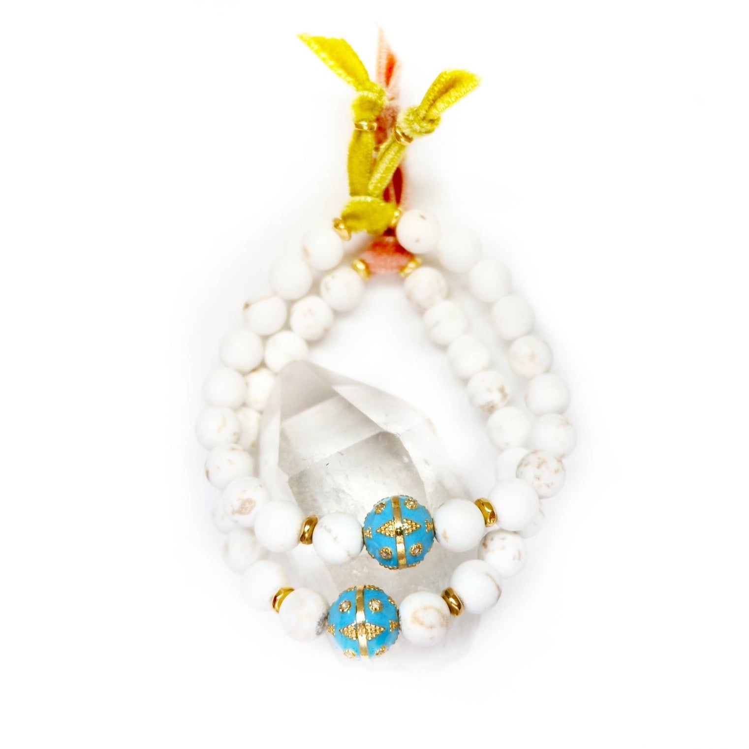 turquoise twin set bracelets