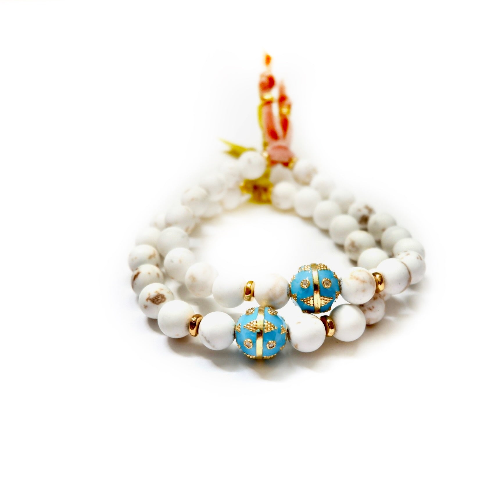 turquoise twin set bracelets