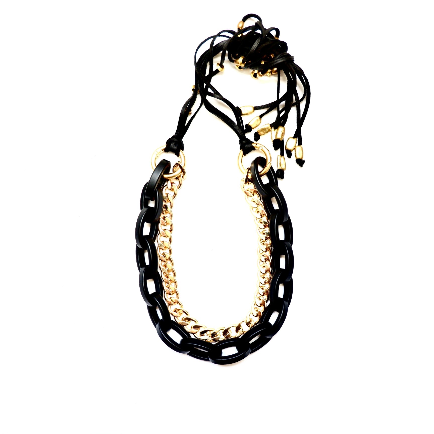 black links necklace
