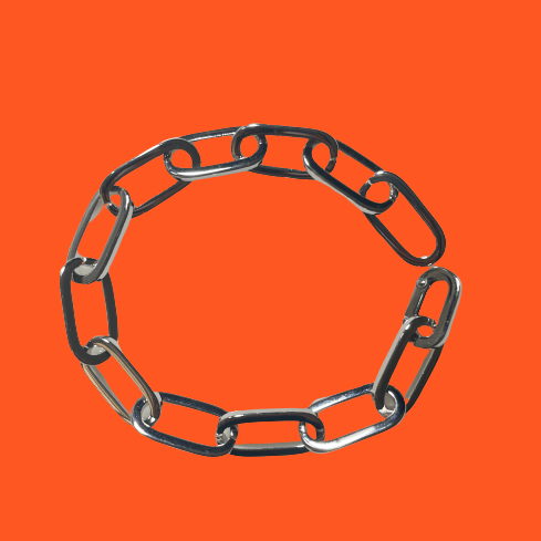 modern silver mens bracelet