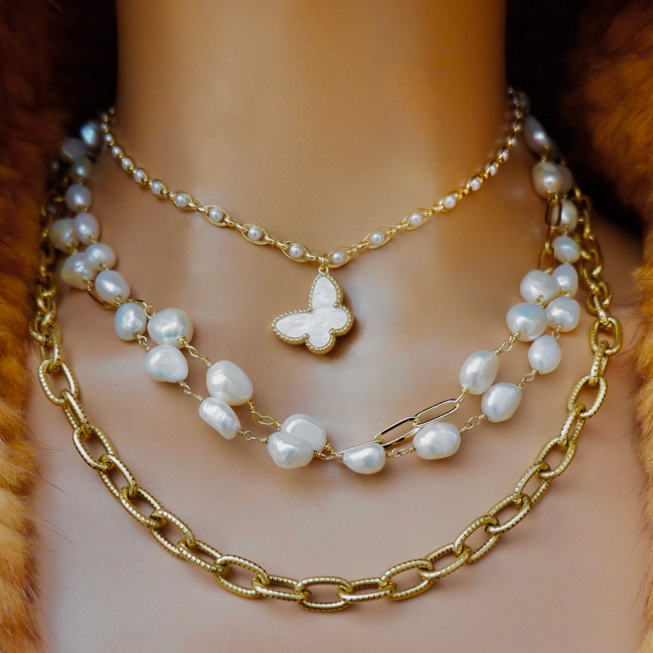 my sweet butterfly choker necklace