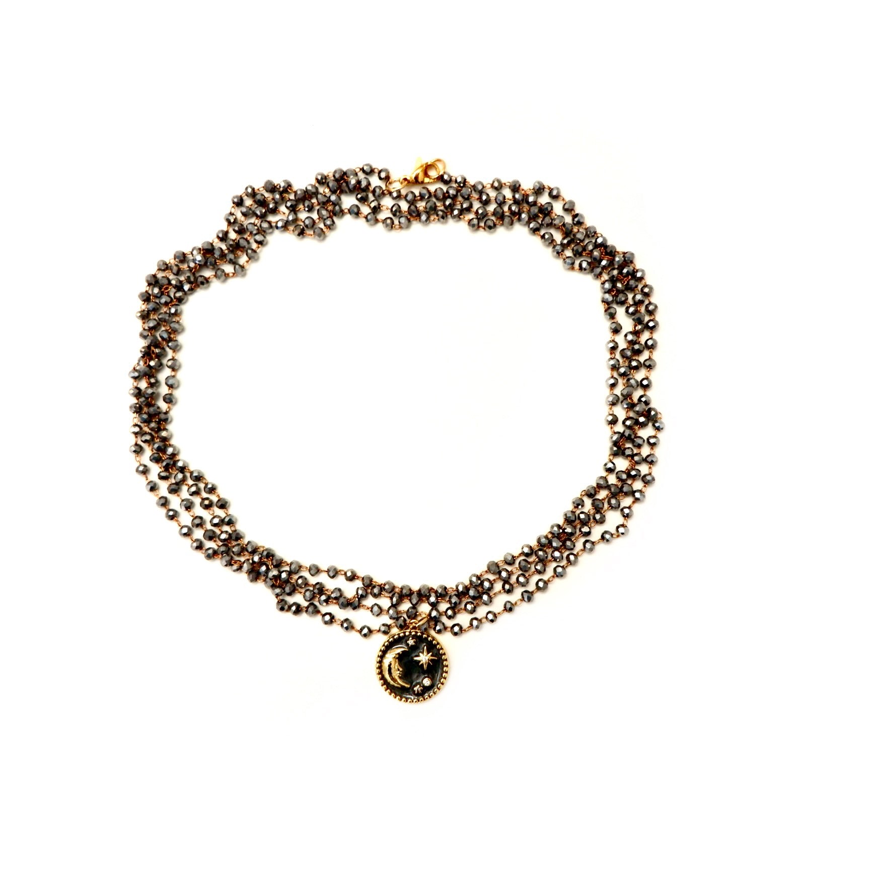 star moon shimmer necklace