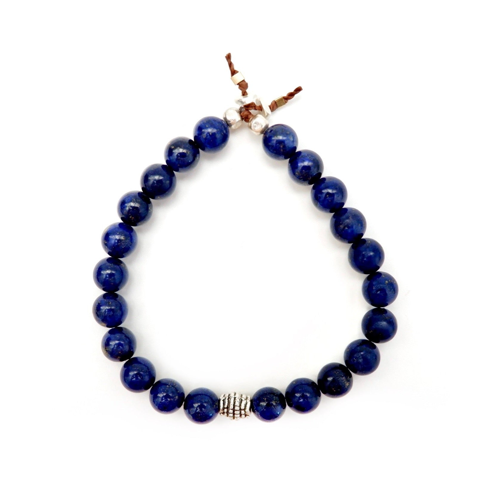 simple lazuli mens bracelet