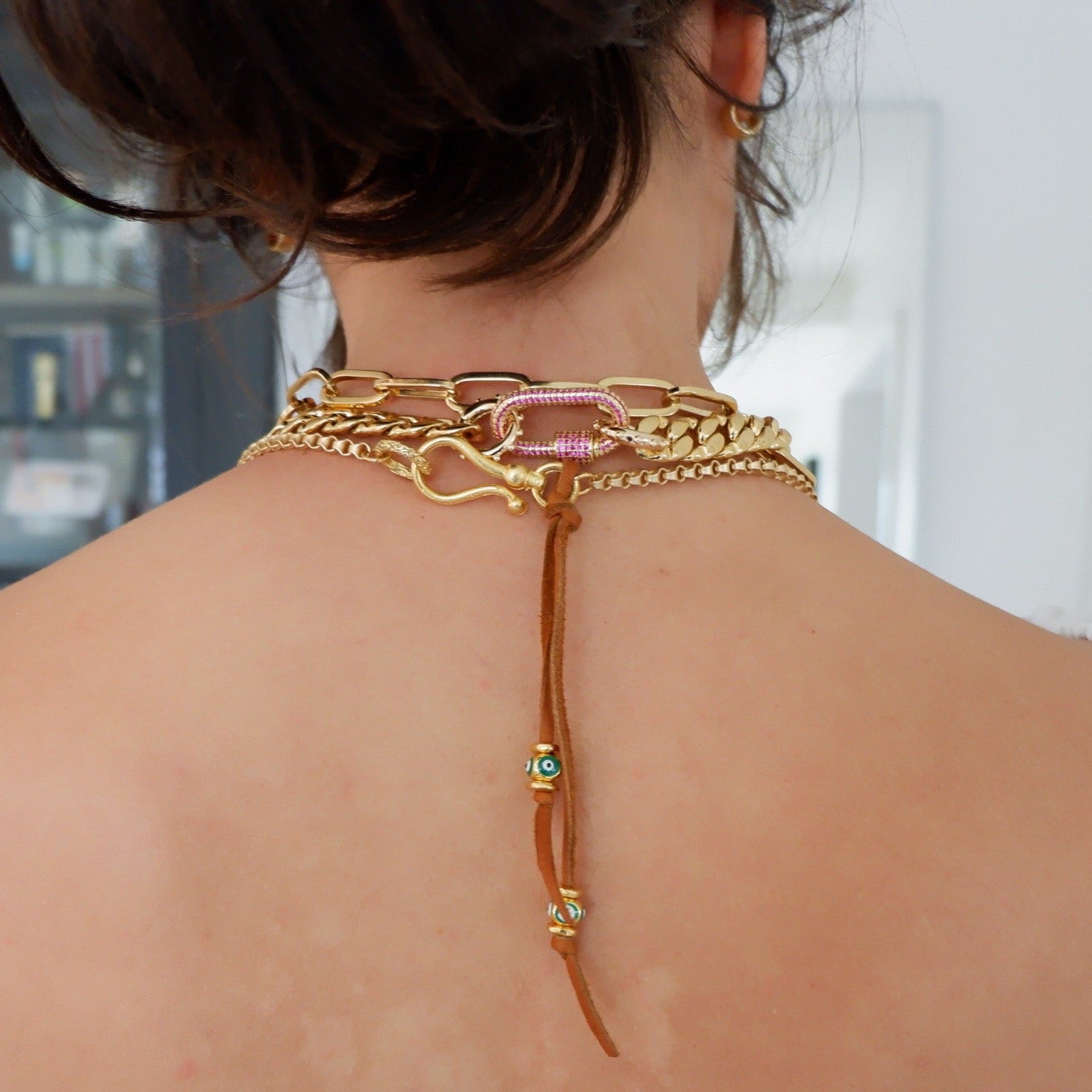 stylish cuban choker necklace