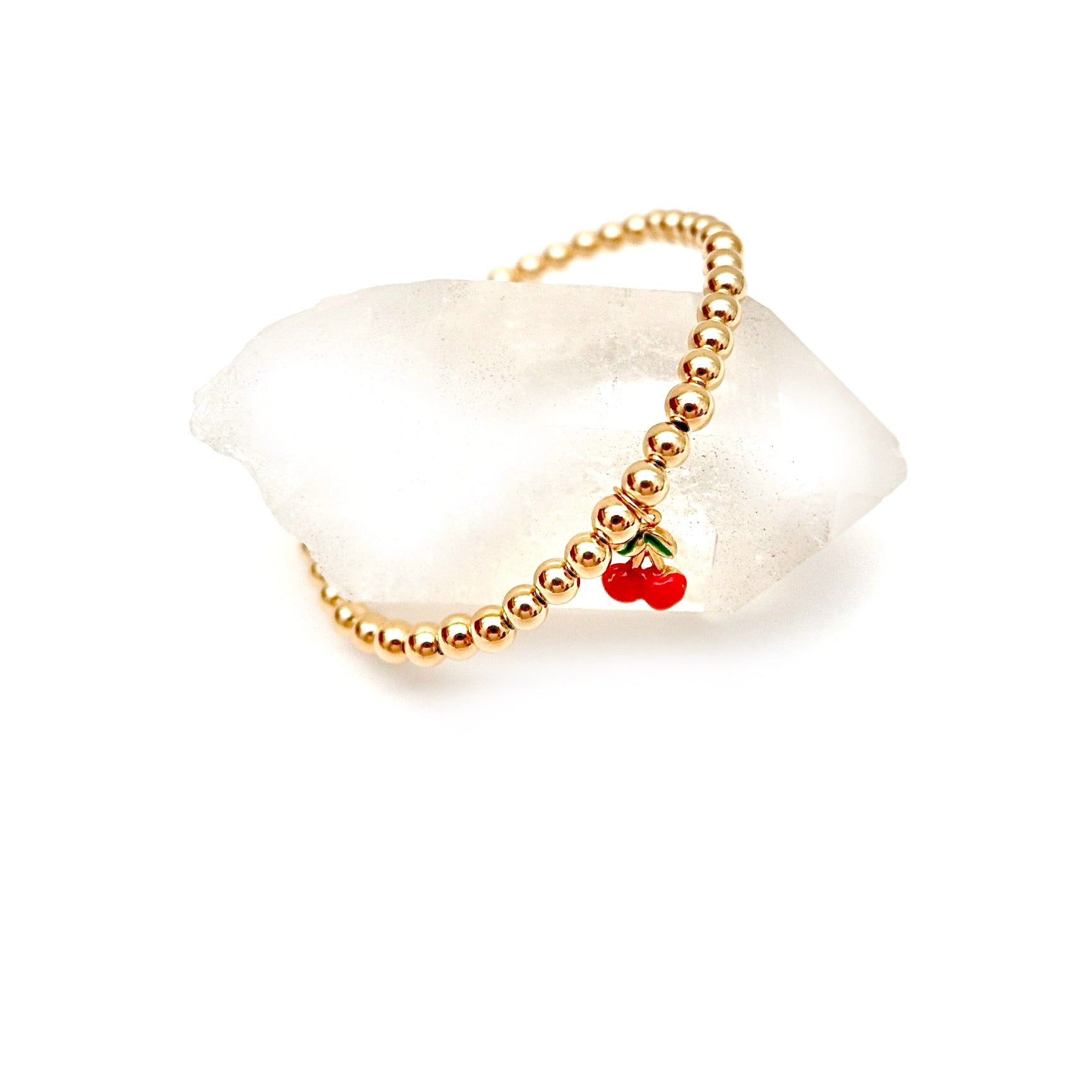 sweet cherry bracelet