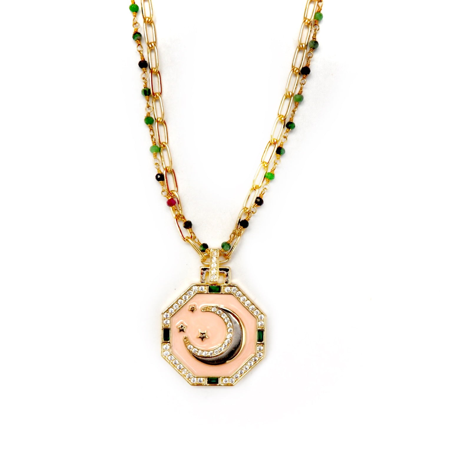 my twinkle star moon necklace