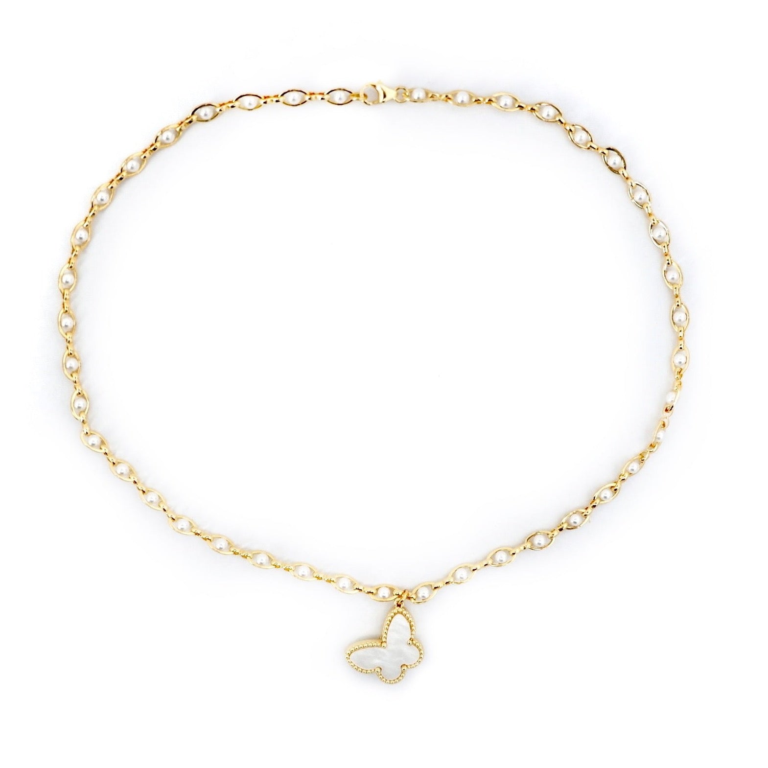 my sweet butterfly choker necklace