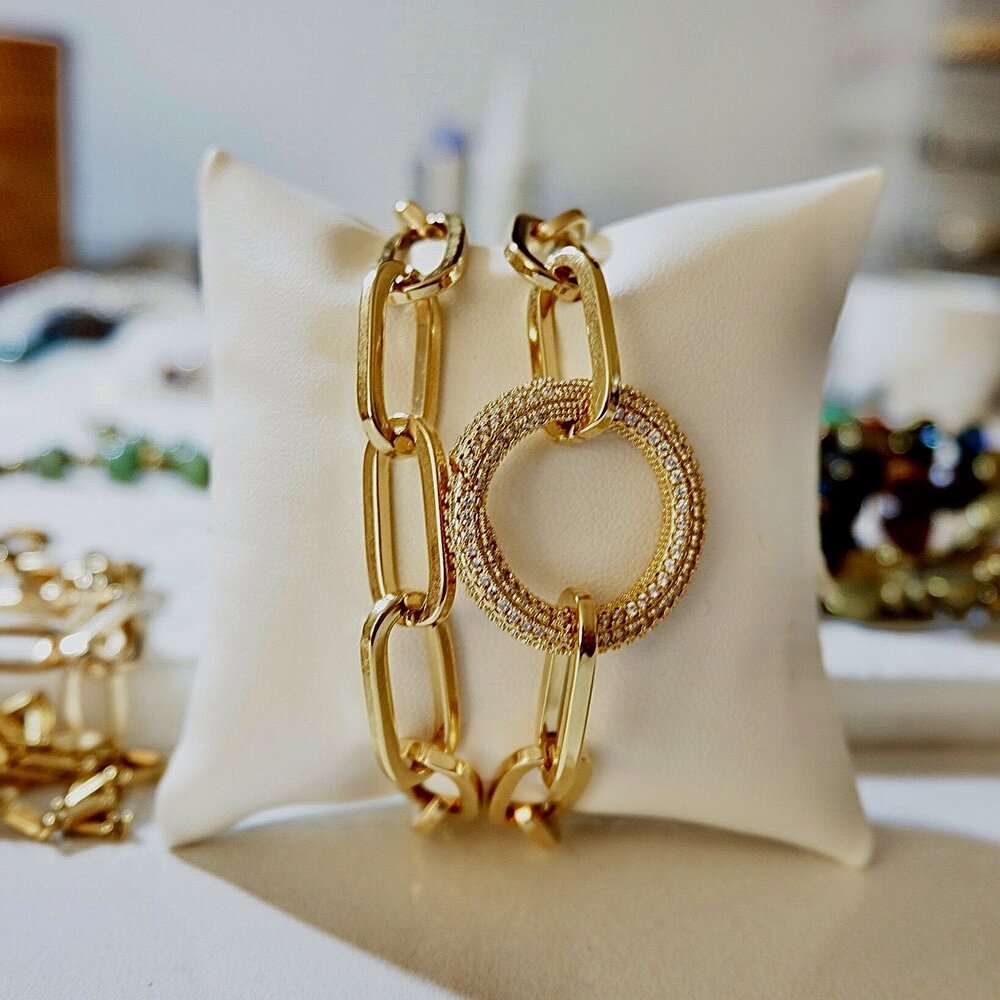 o ring link necklace