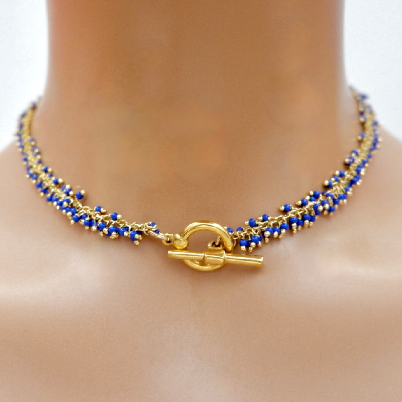 dainty lapis necklace