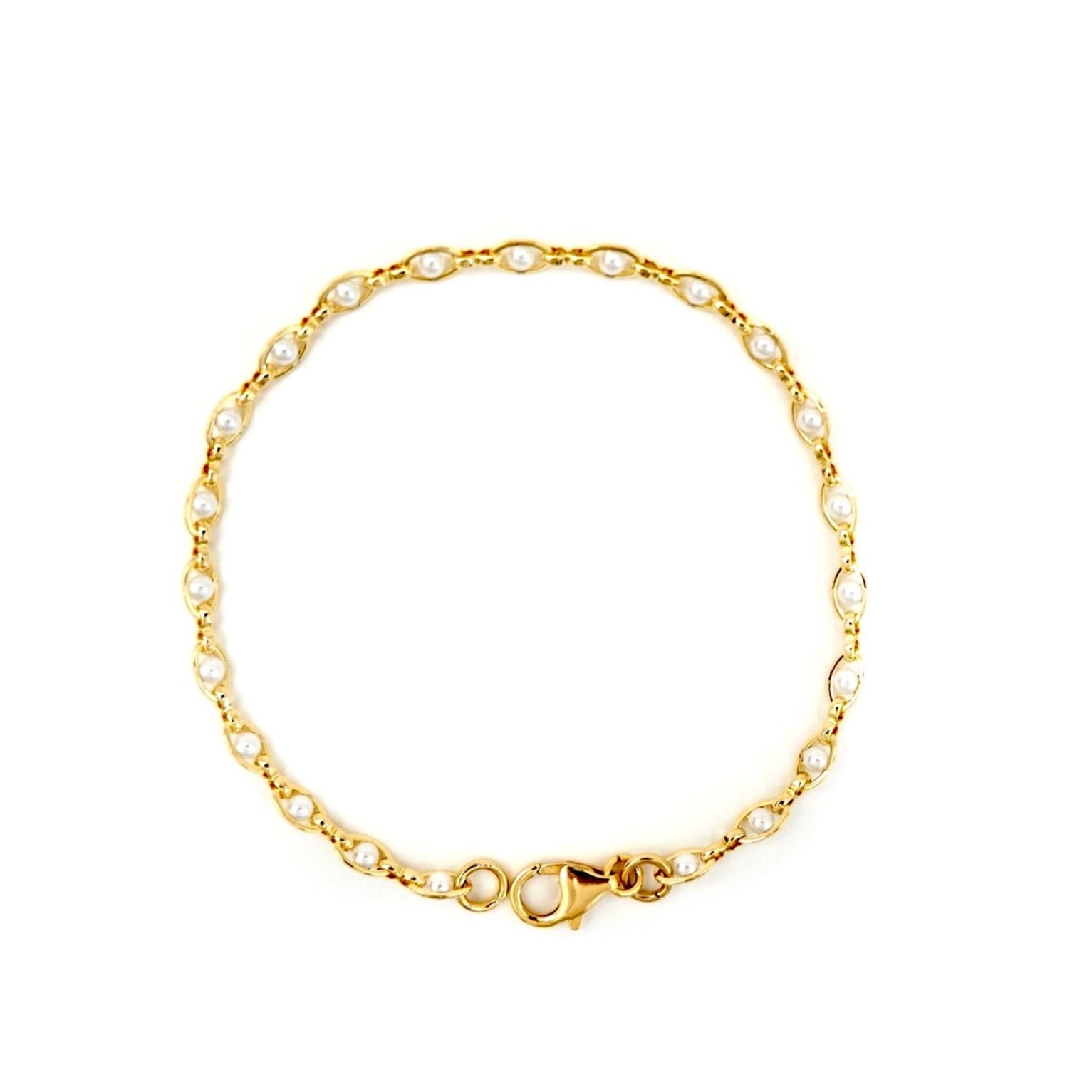 petit pearl anklet