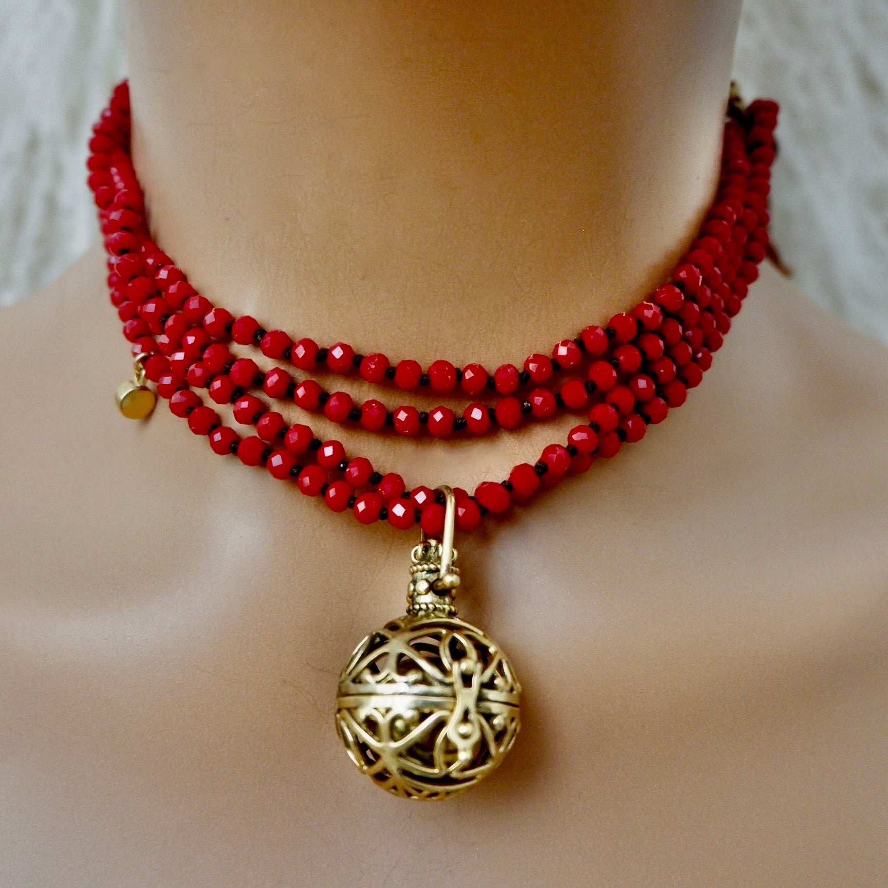 angel whisperer vintage necklace