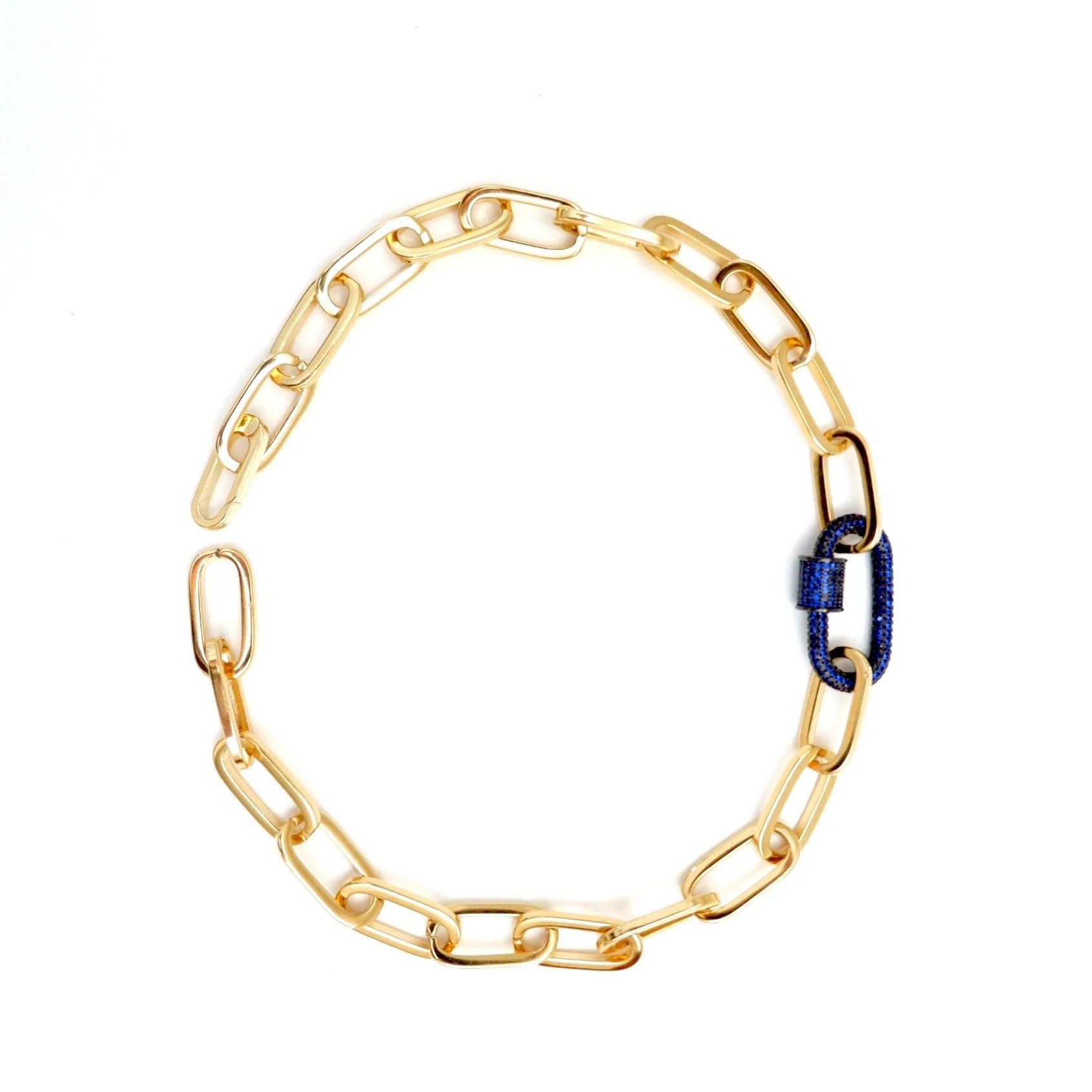 italian link choker bracelet