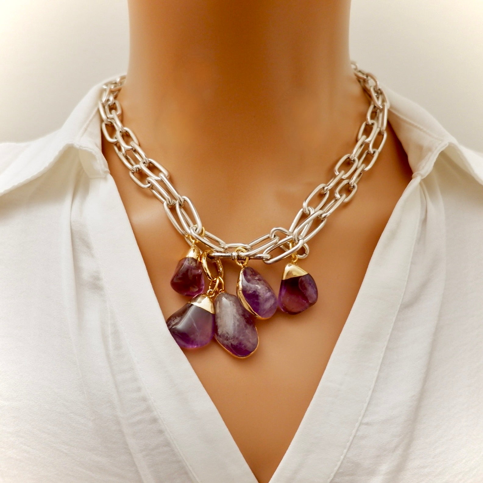 my favorite amethyst necklace