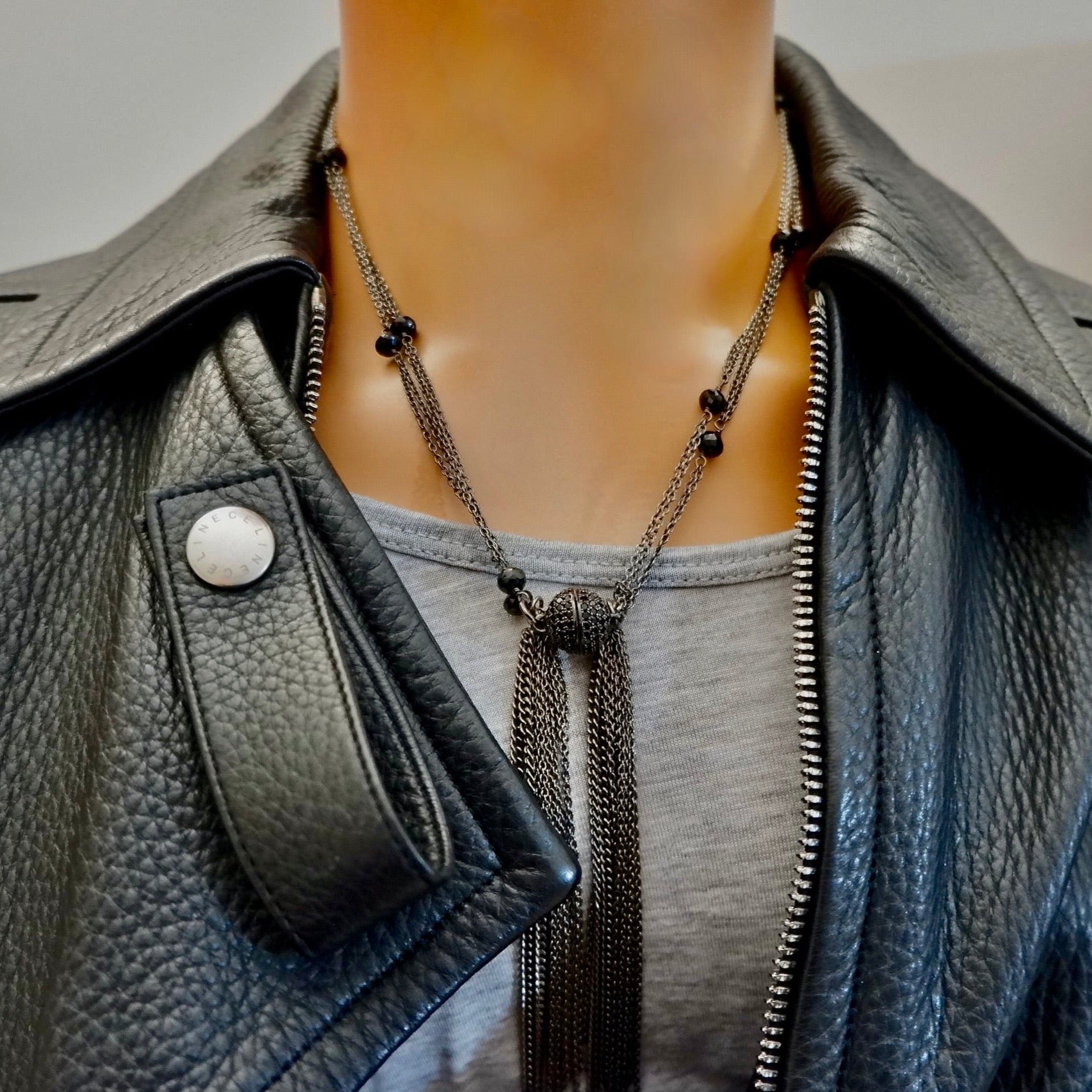 dripping chains necklace