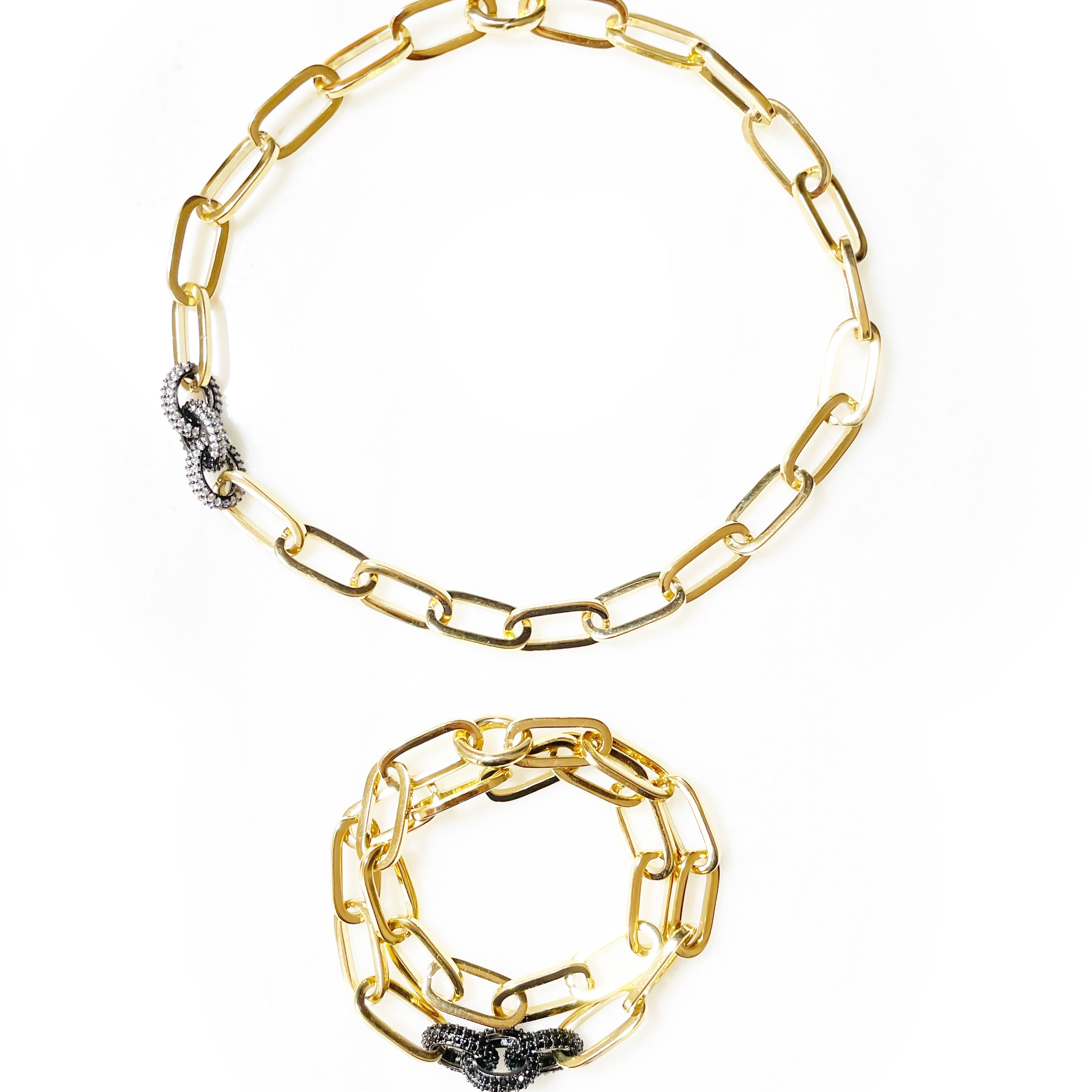 double links necklace