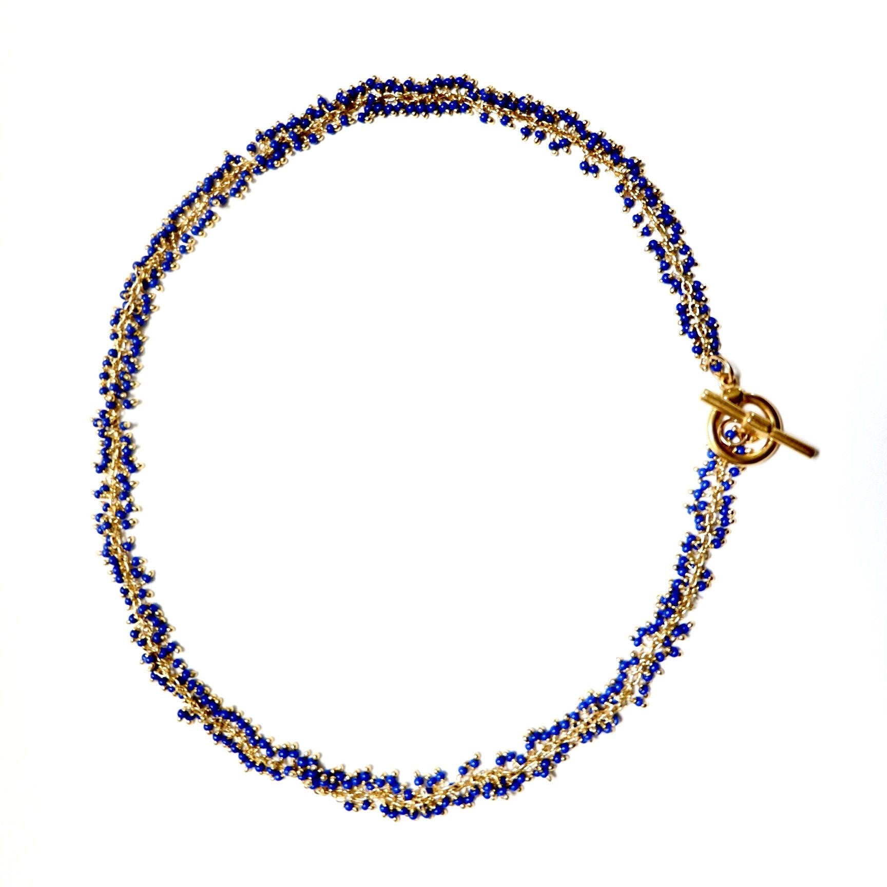 dainty lapis necklace