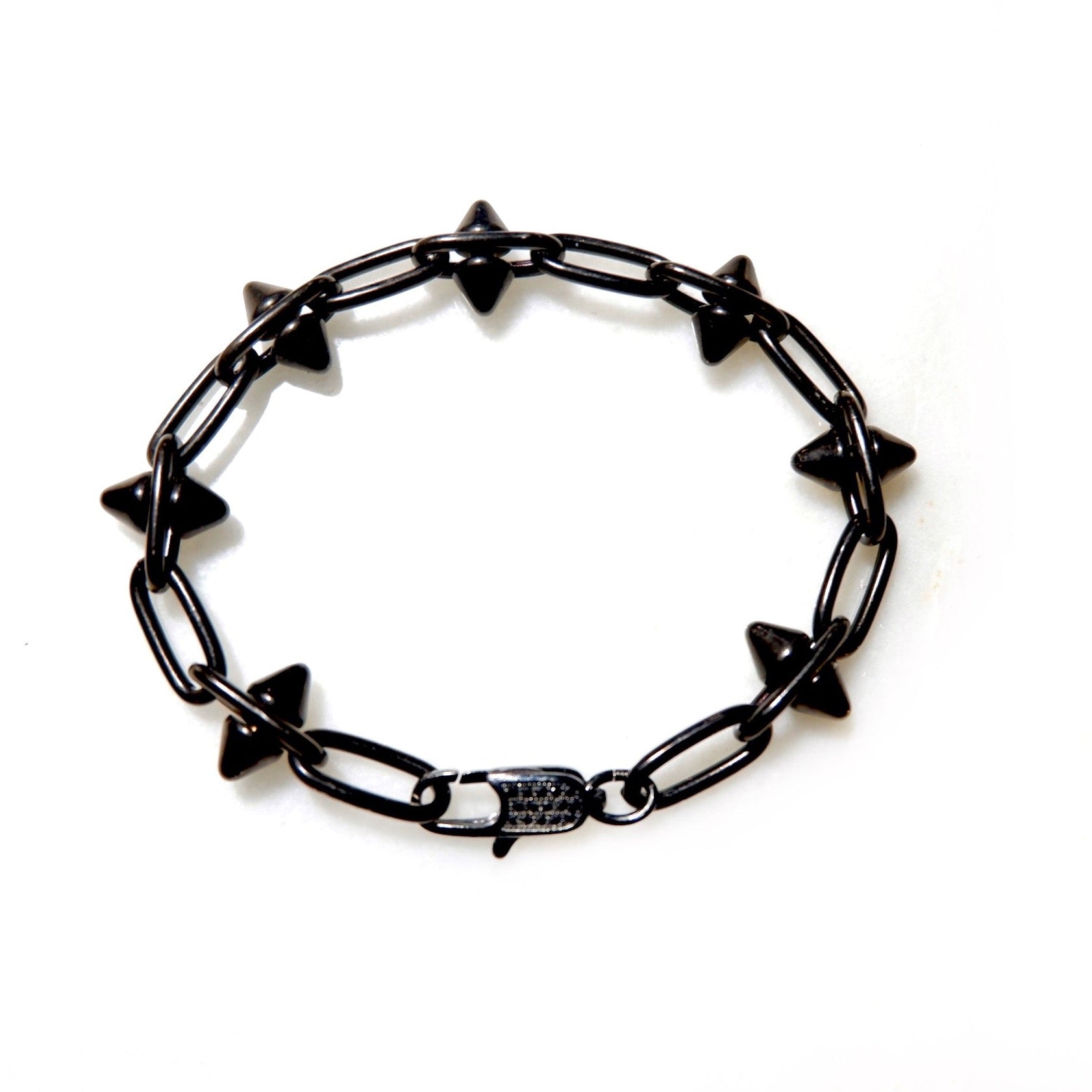 spikey mens bracelet