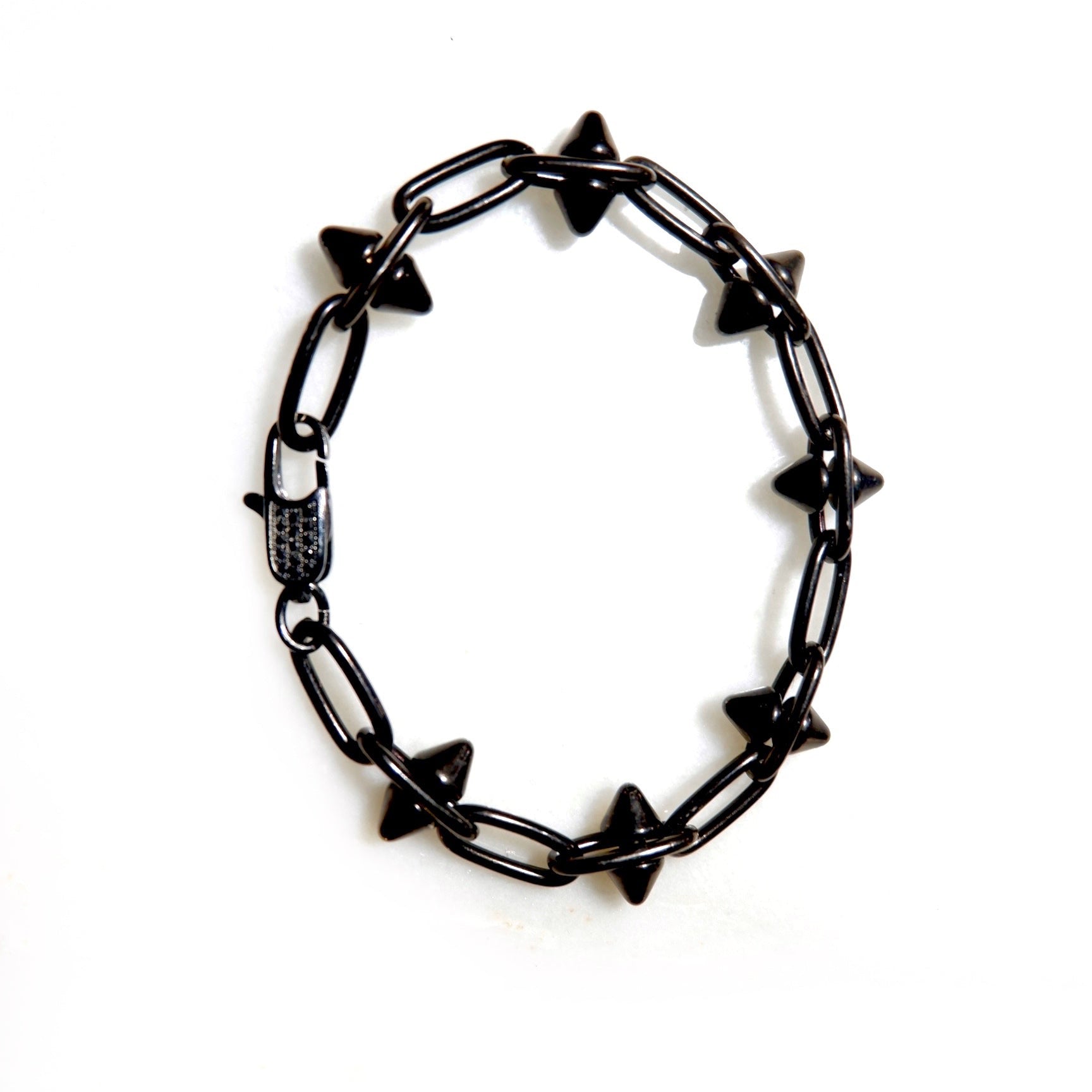 spikey mens bracelet