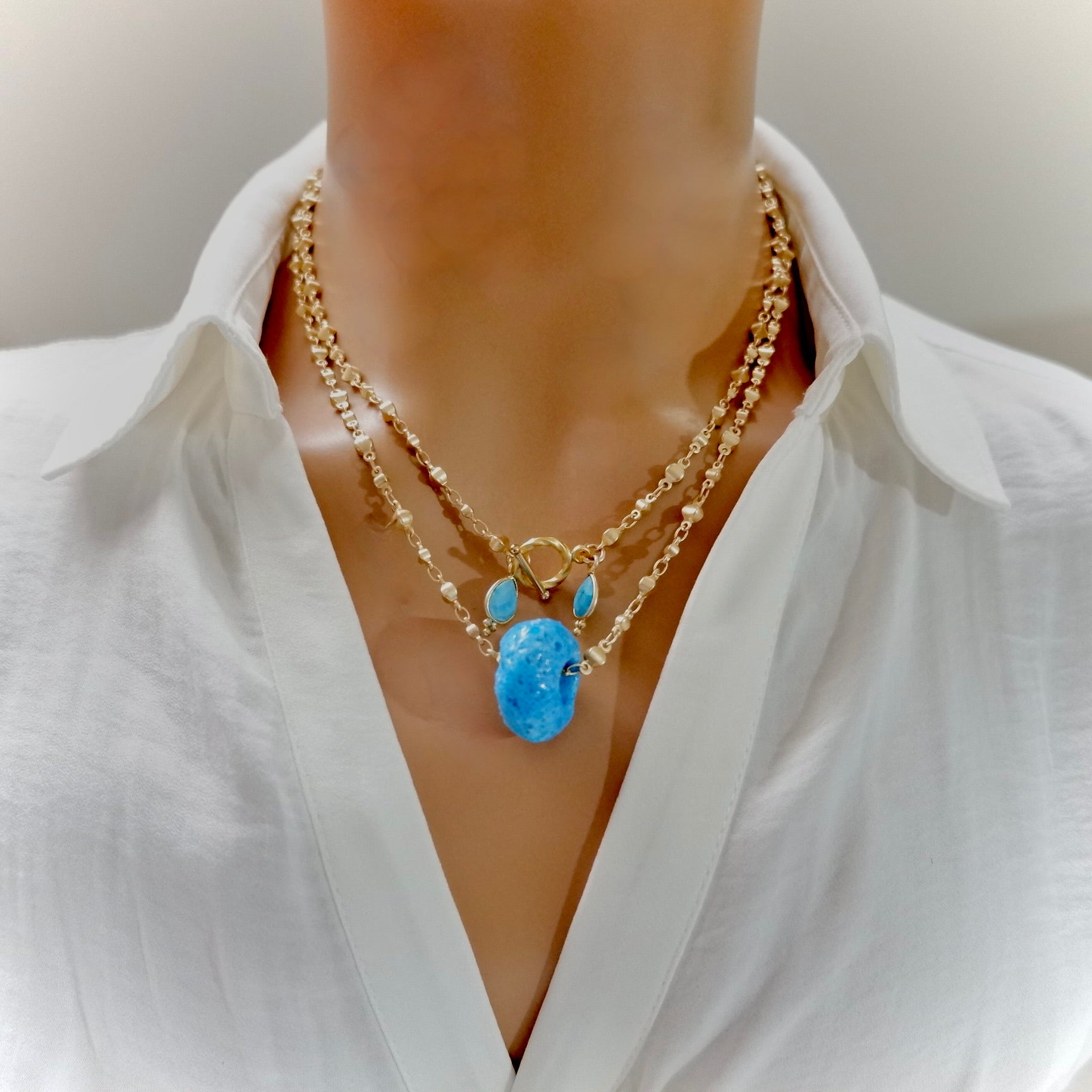my turquoise goddess necklace