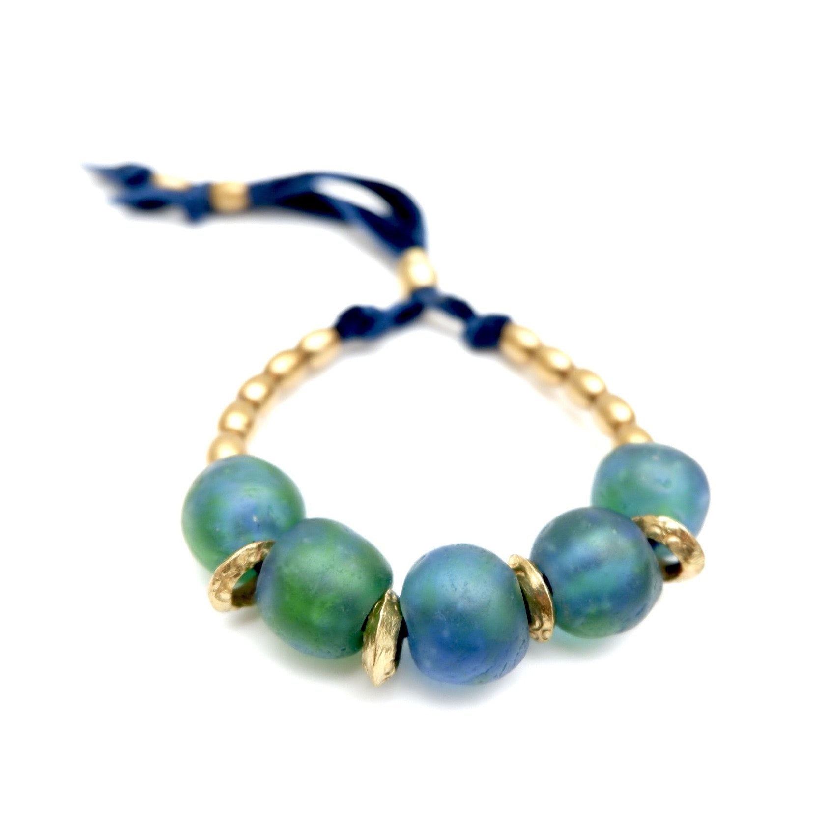 five aqua pebbles bracelet
