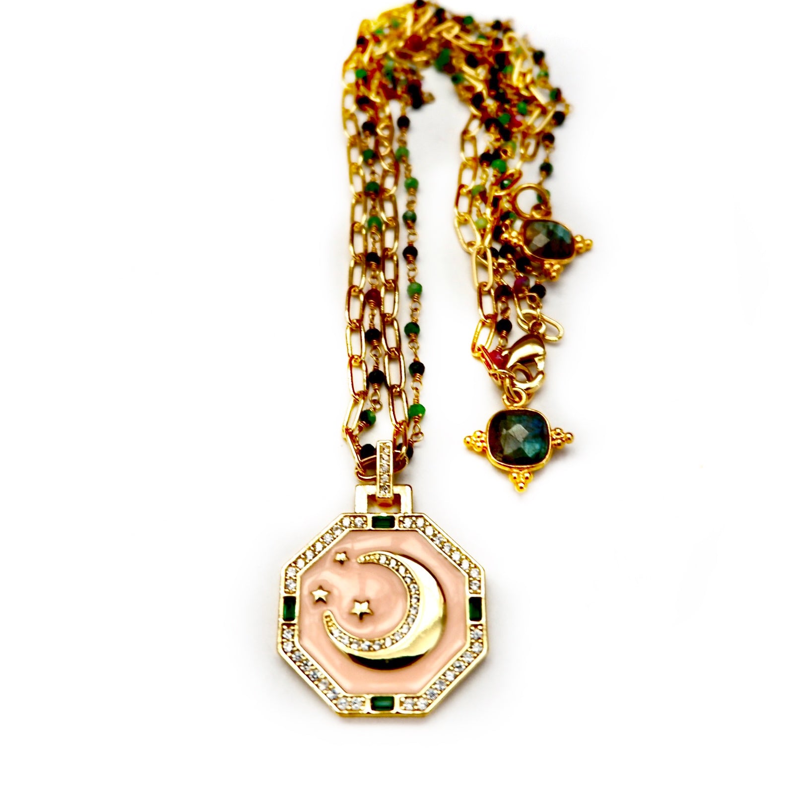 my twinkle star moon necklace