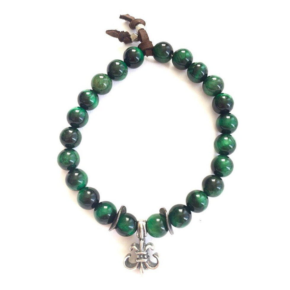 firenze verde mens bracelet