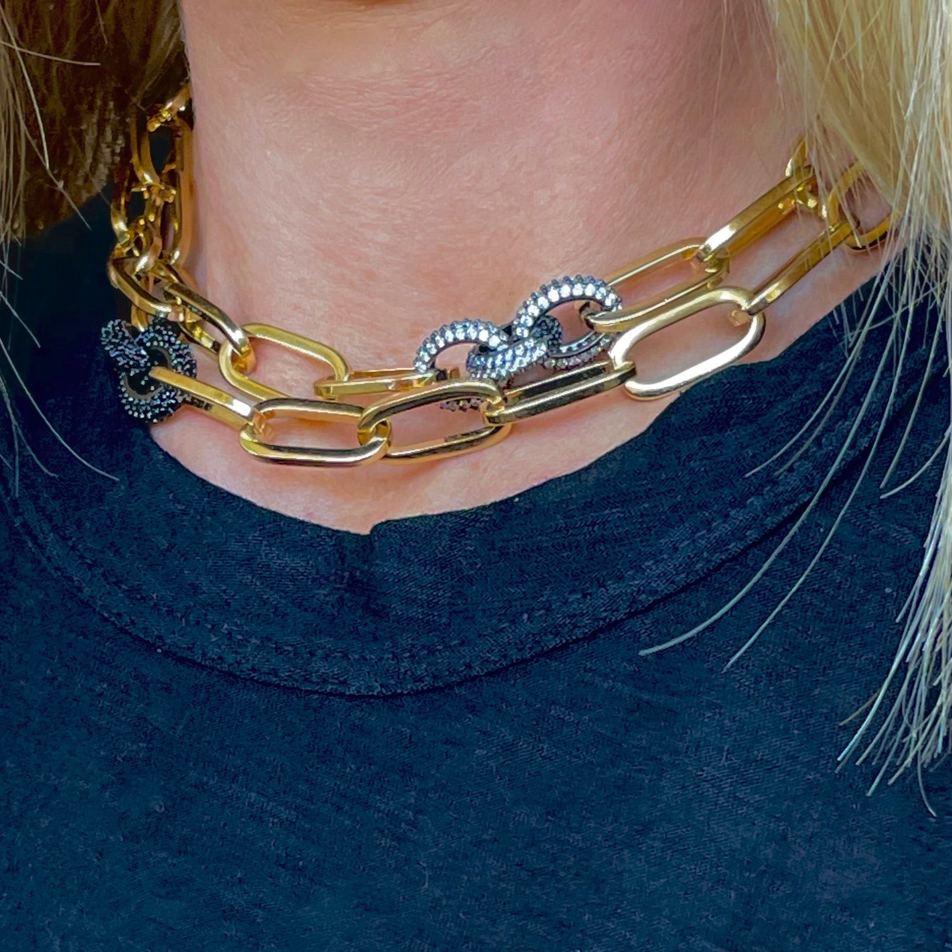 double links necklace