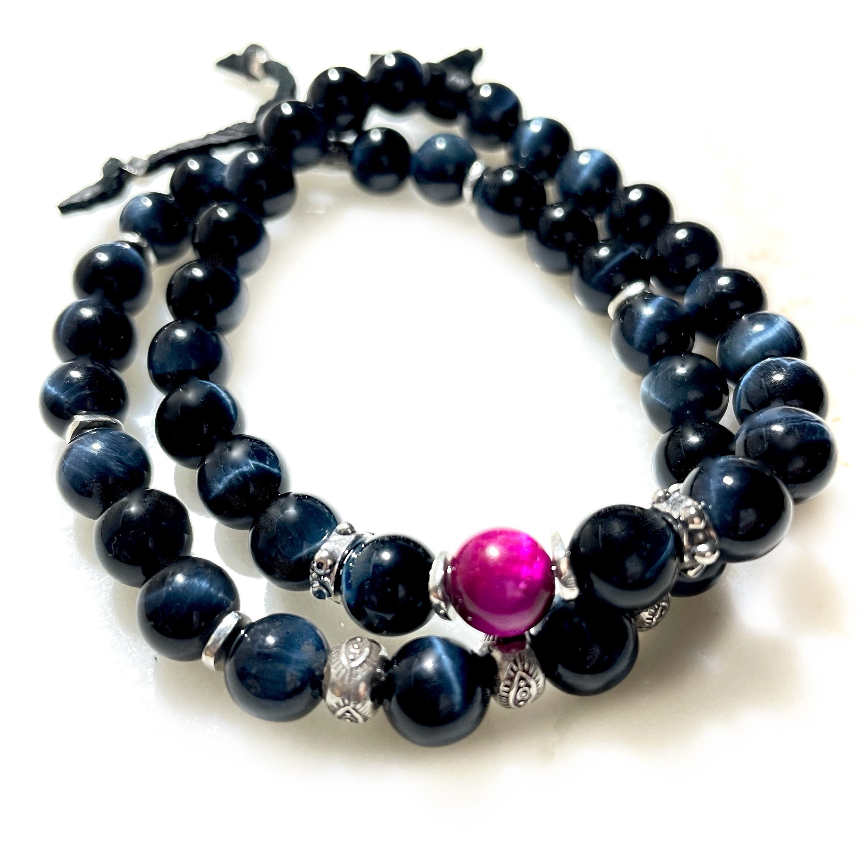 la blue mens bracelet