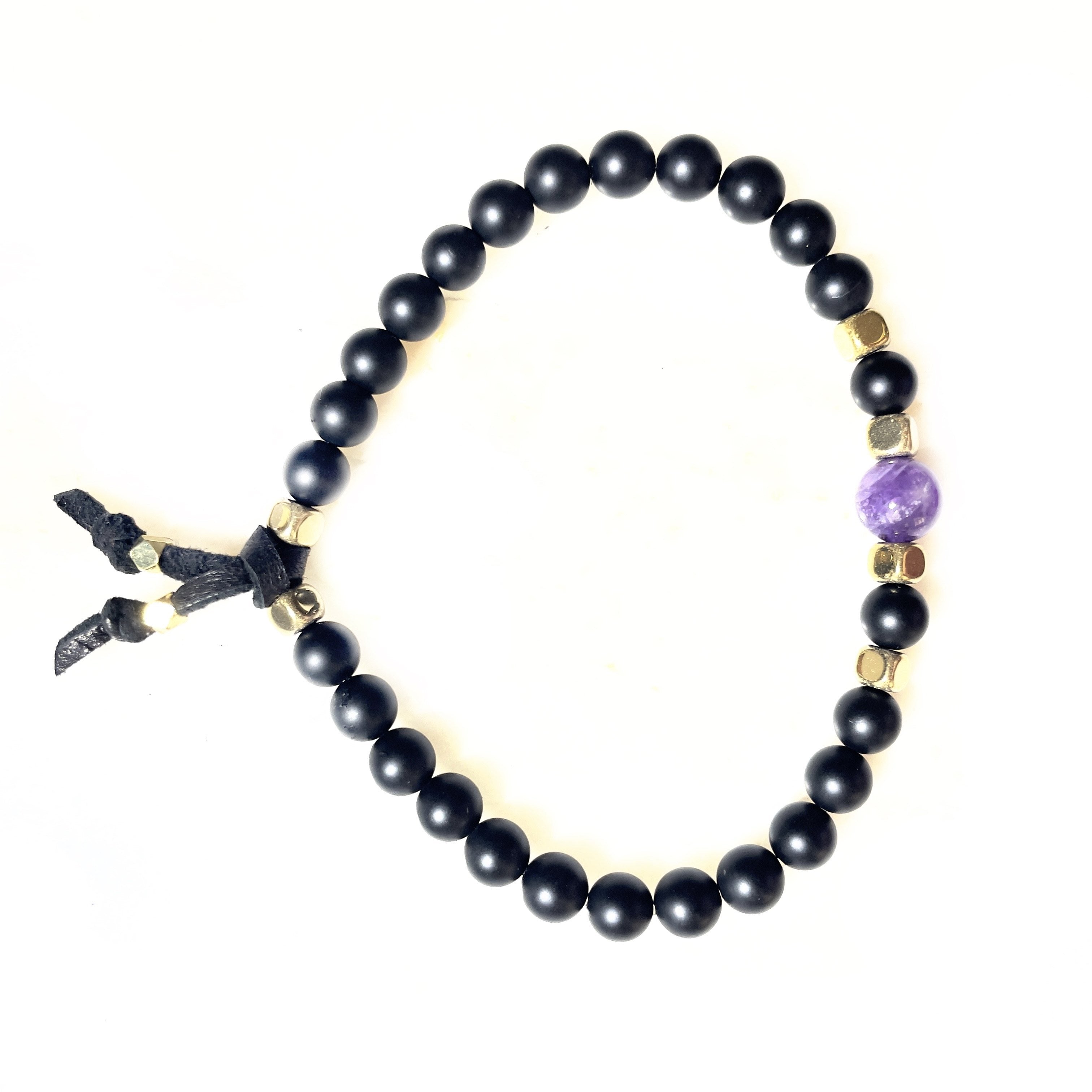 amethyst magic mens bracelet