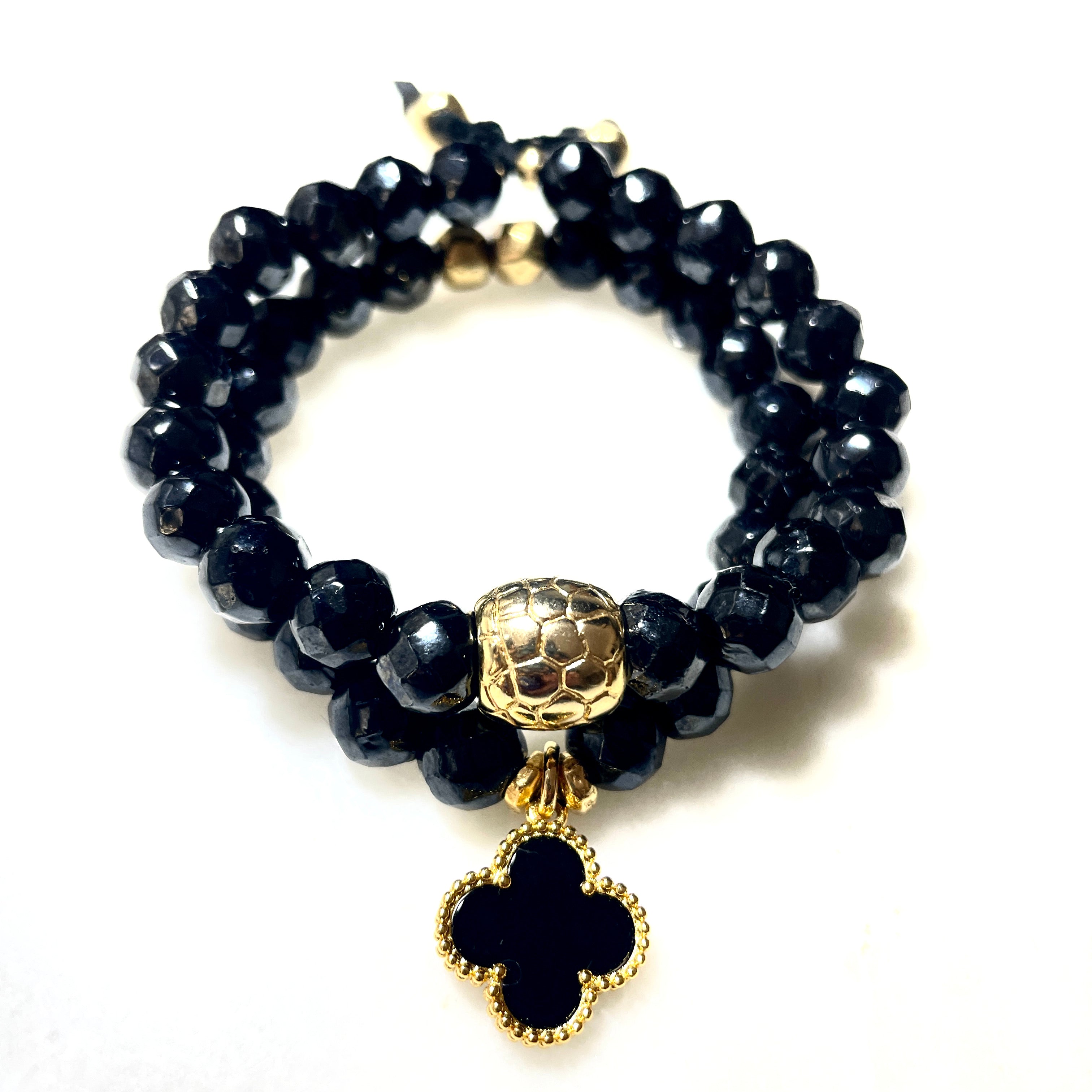 vintage fleur duo bracelet set
