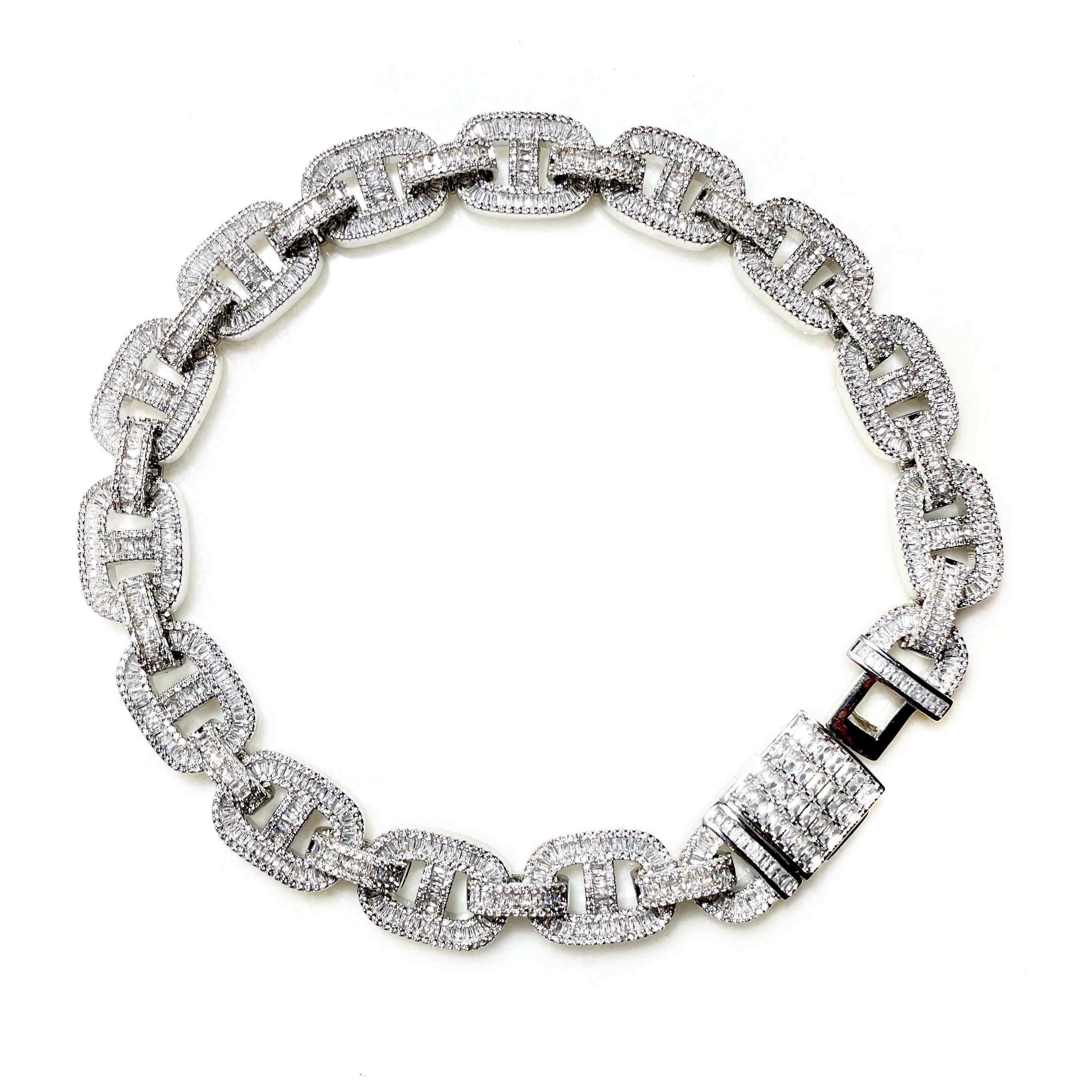 baguette bling choker
