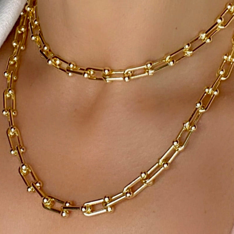 u link chain necklace