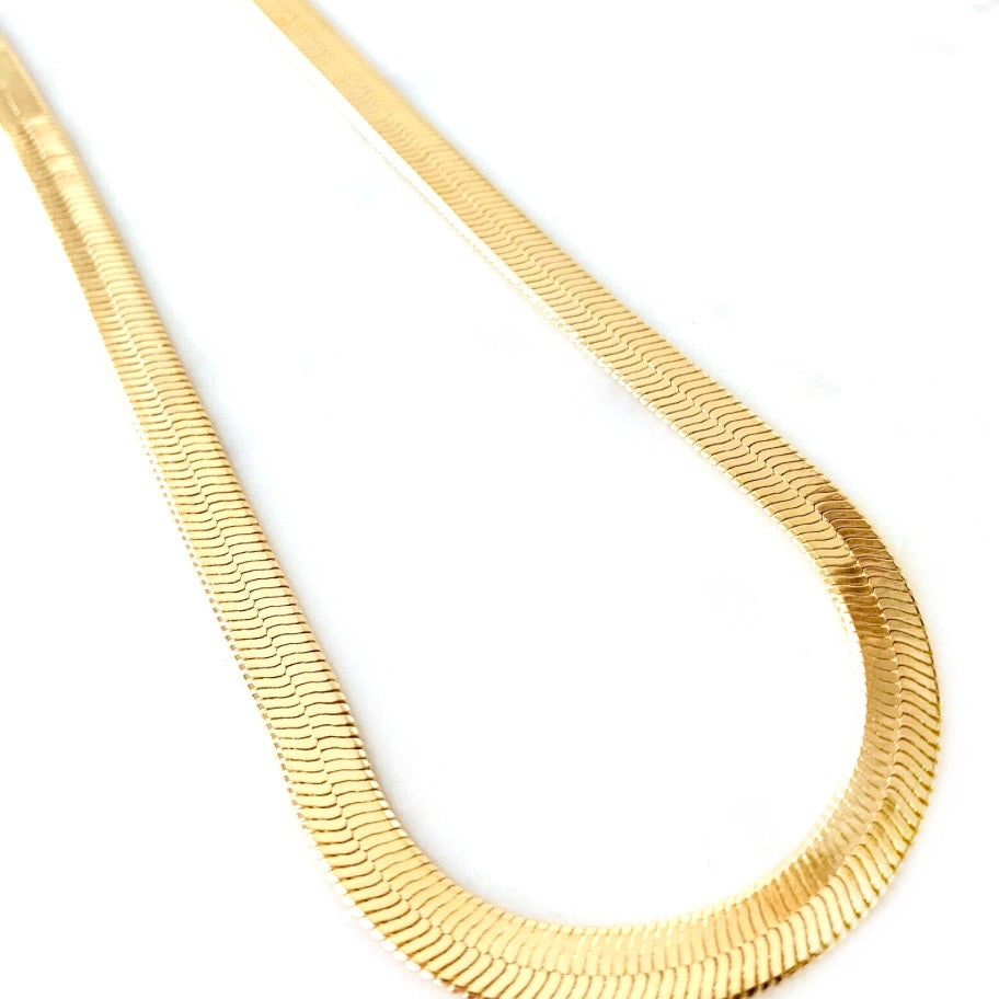 herringbone necklace choker