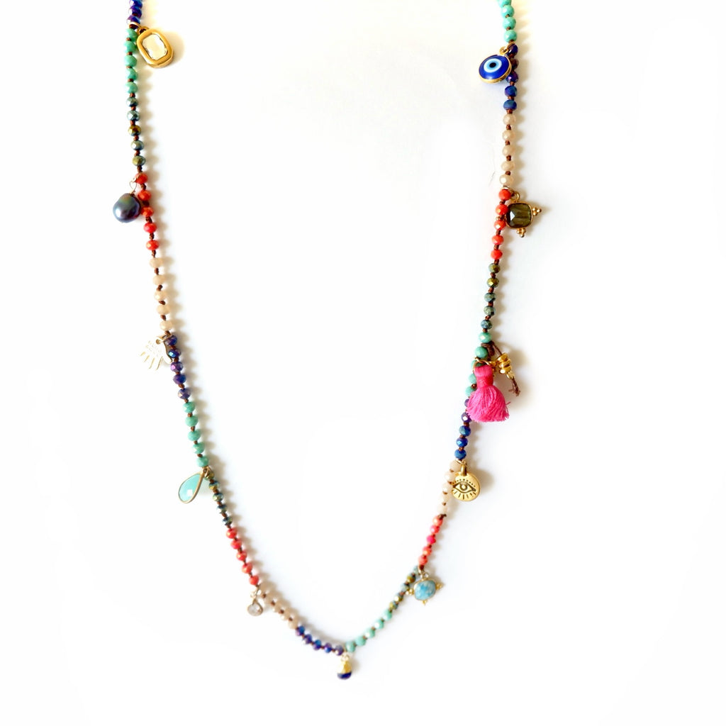 casablanca gemstone necklace