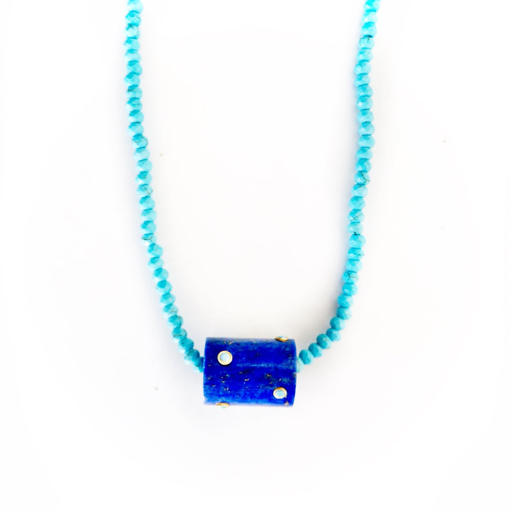 turquoise x Lapis necklace